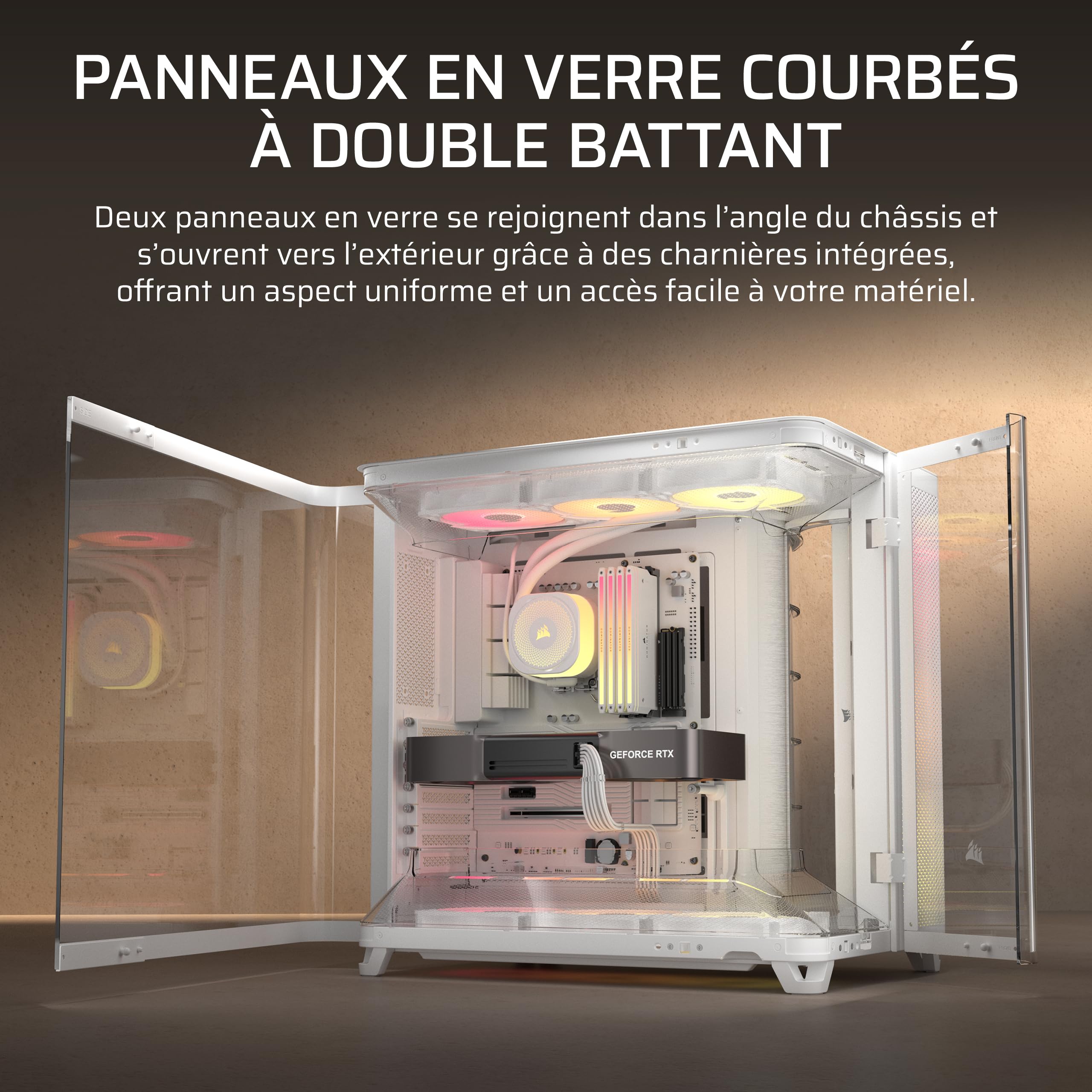 corsair-air-5400-rs-r-argb-bo-tier-pc-triple-chambre-moyen-tour-blanc image 7