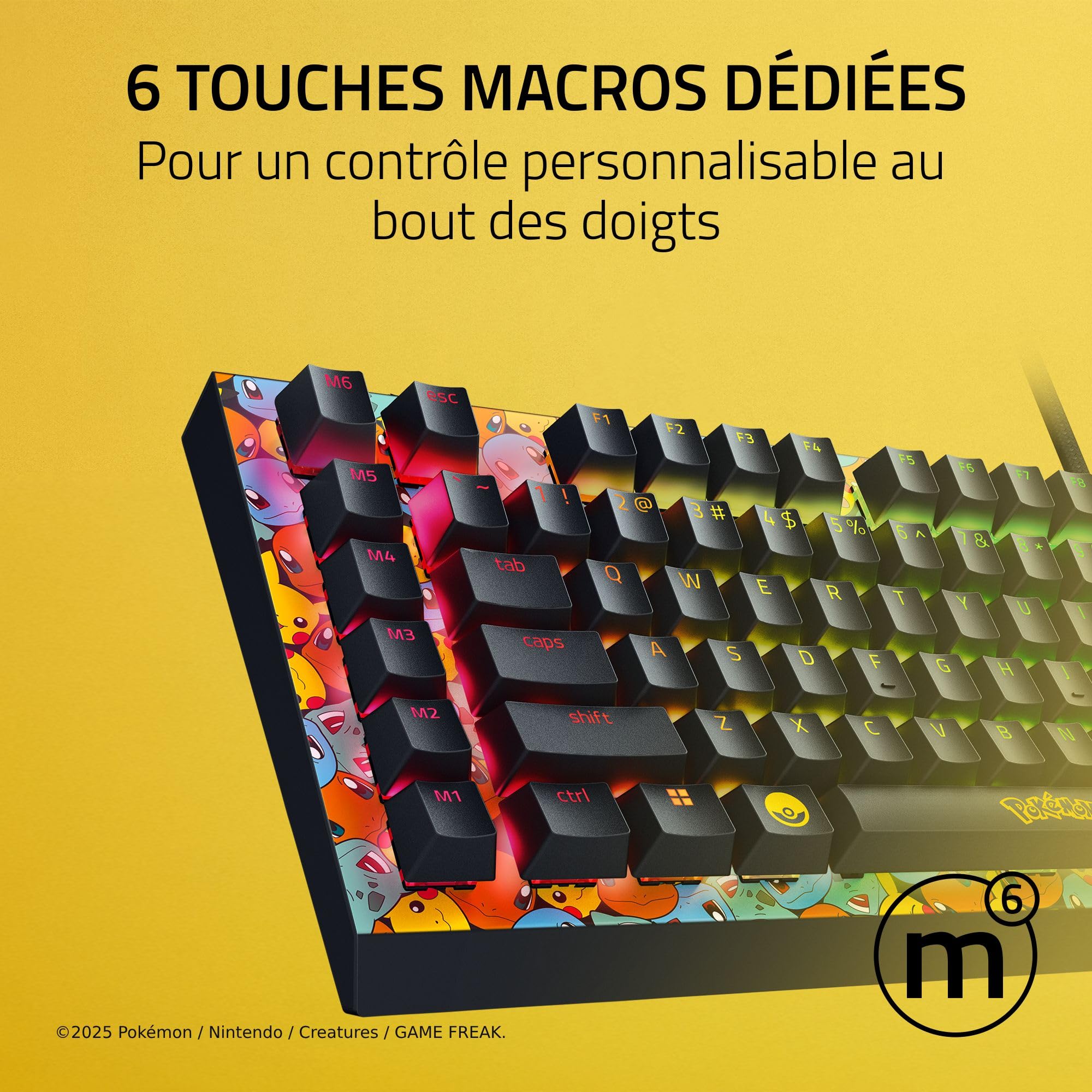 razer-blackwidow-v4-x-pok-mon-edition-clavier-m-canique-gaming-rgb-switches-gree image 4