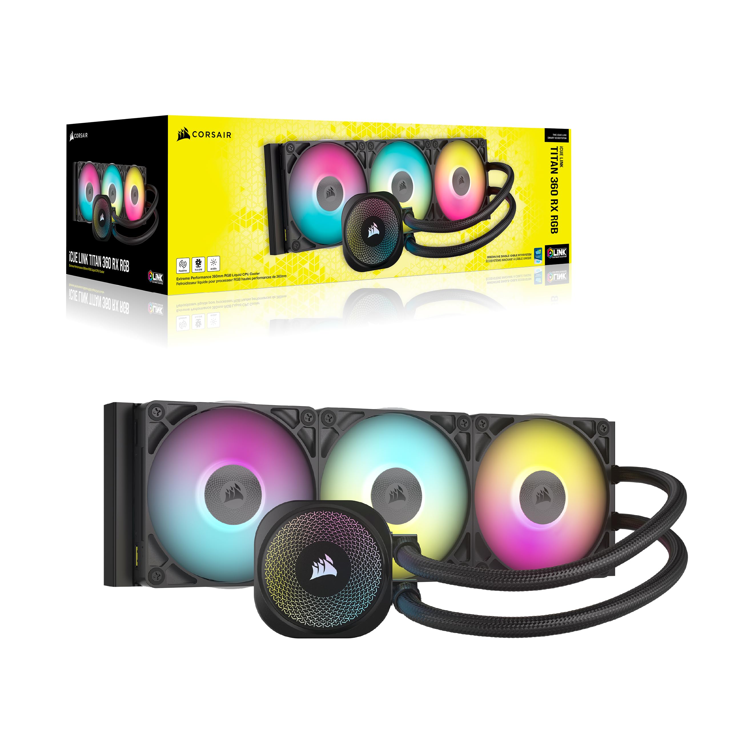 corsair-icue-link-titan-360-rx-rgb-watercooling-cpu-360mm-noir image 7