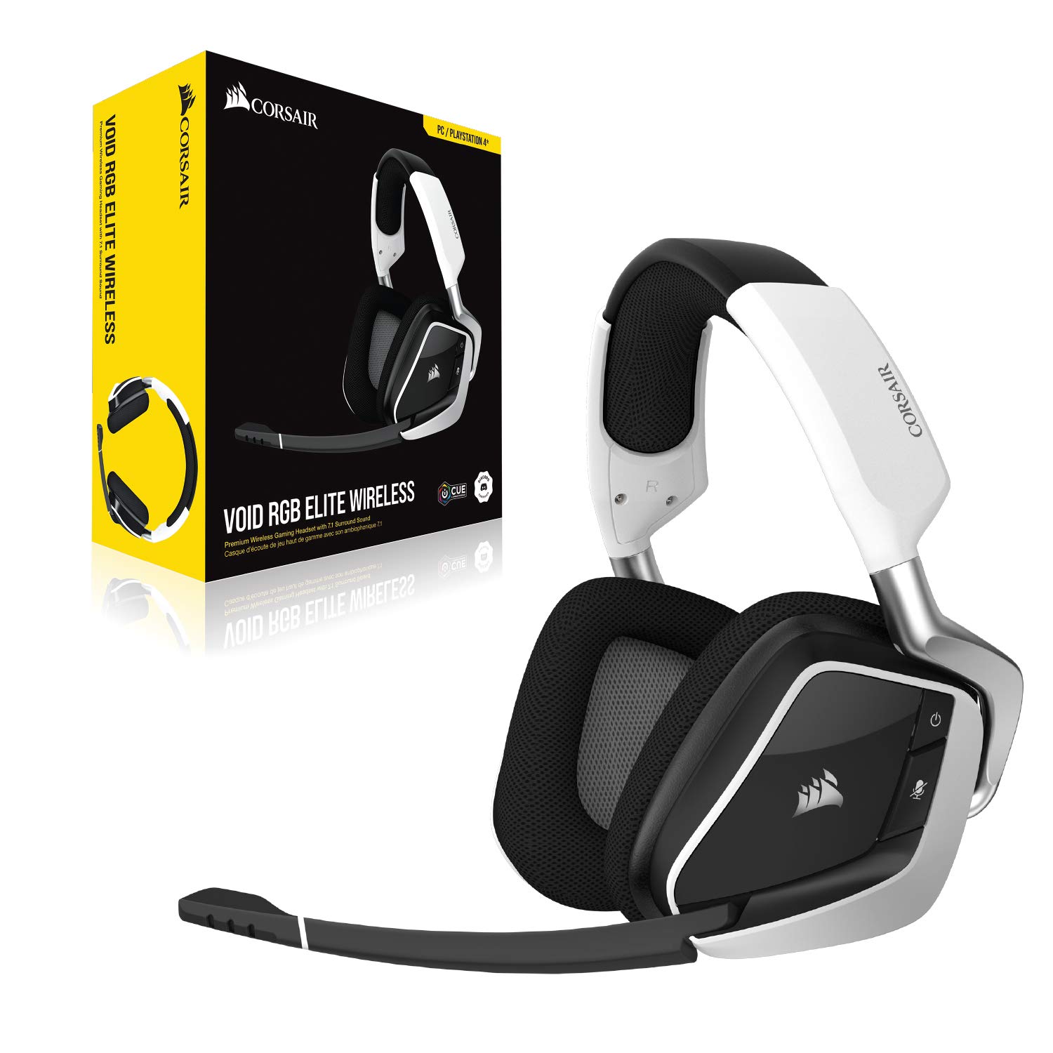 corsair-void-elite-wireless-casque-gaming-blanc-7-1-surround-pc-ps4 image 2