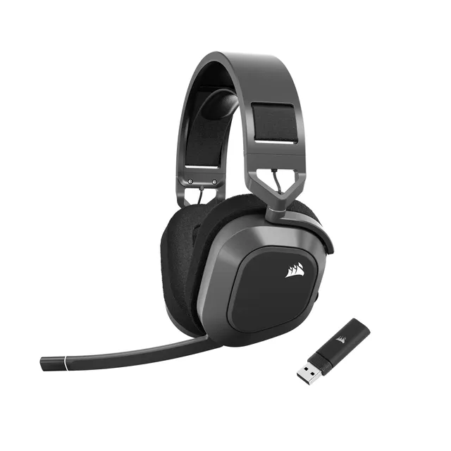 corsair-hs80-max-wireless-casque-gaming-multiplateforme-gris-acier image 1