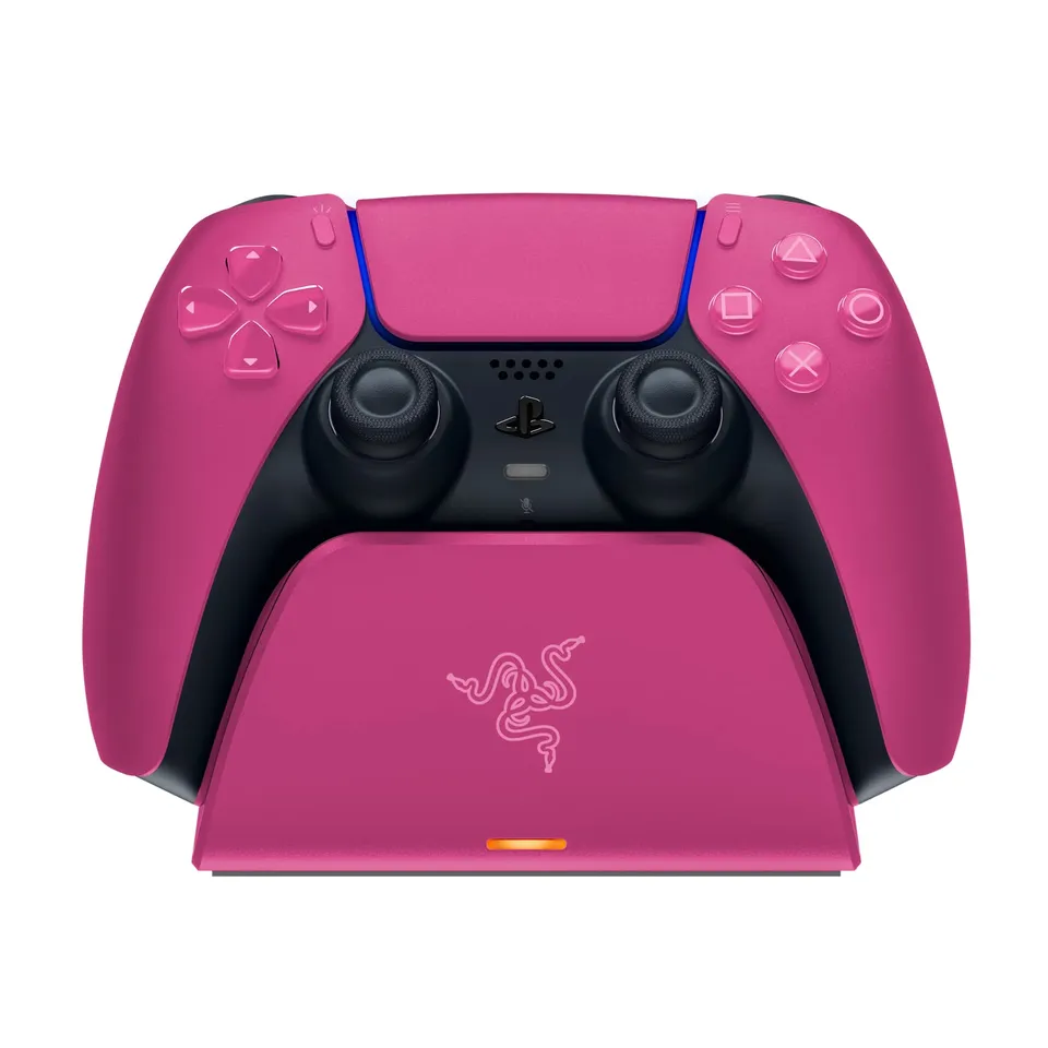 razer-quick-charging-stand-pour-manette-ps5-dualsense-rose image 1