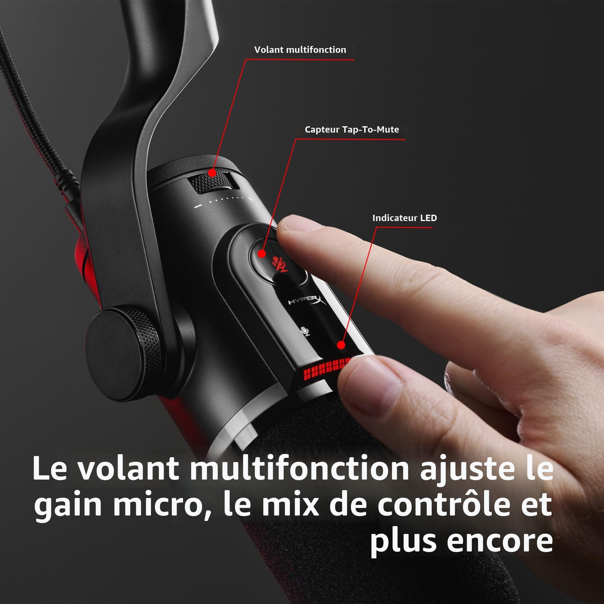 hyperx-flipcast-microphone-dynamique-usb-xlr-cardio-de-pour-gaming-streaming-pod image 5