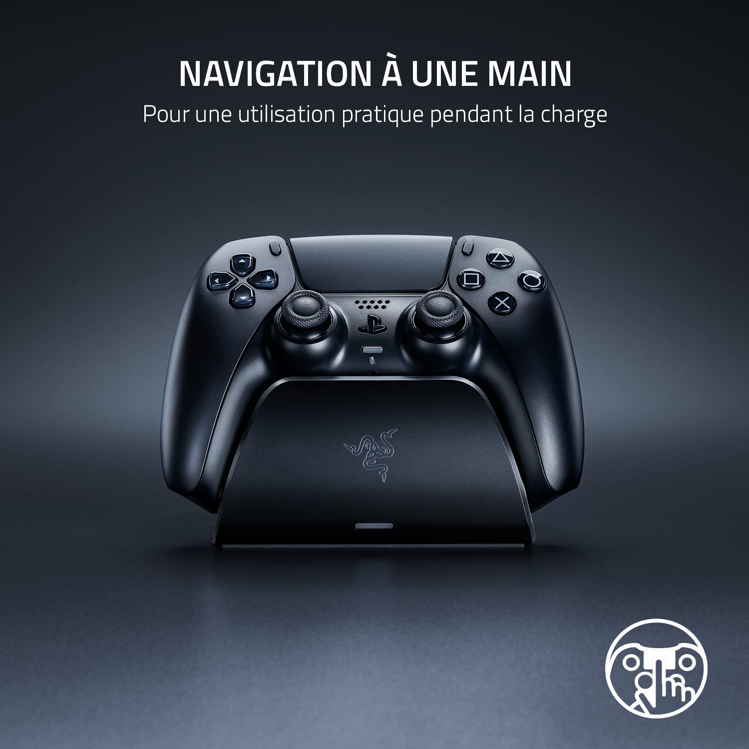 razer-quick-charging-stand-pour-manette-ps5-dualsense-rose image 5