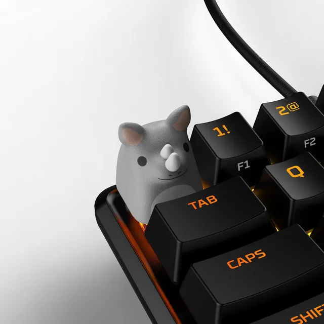hyperx-hx3d-keycap-safari-rhino-touche-3d image 1