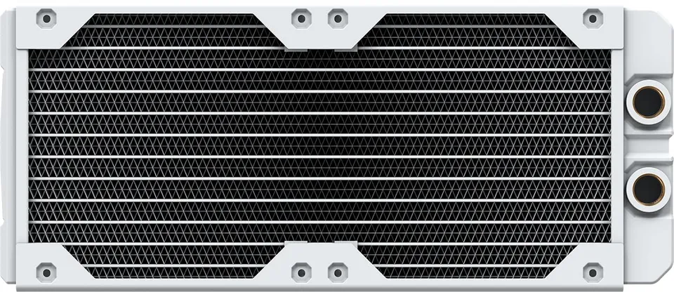 corsair-hydro-x-series-xr5-240mm-v2-radiateur-watercooling-custom-blanc-2x120mm image 1