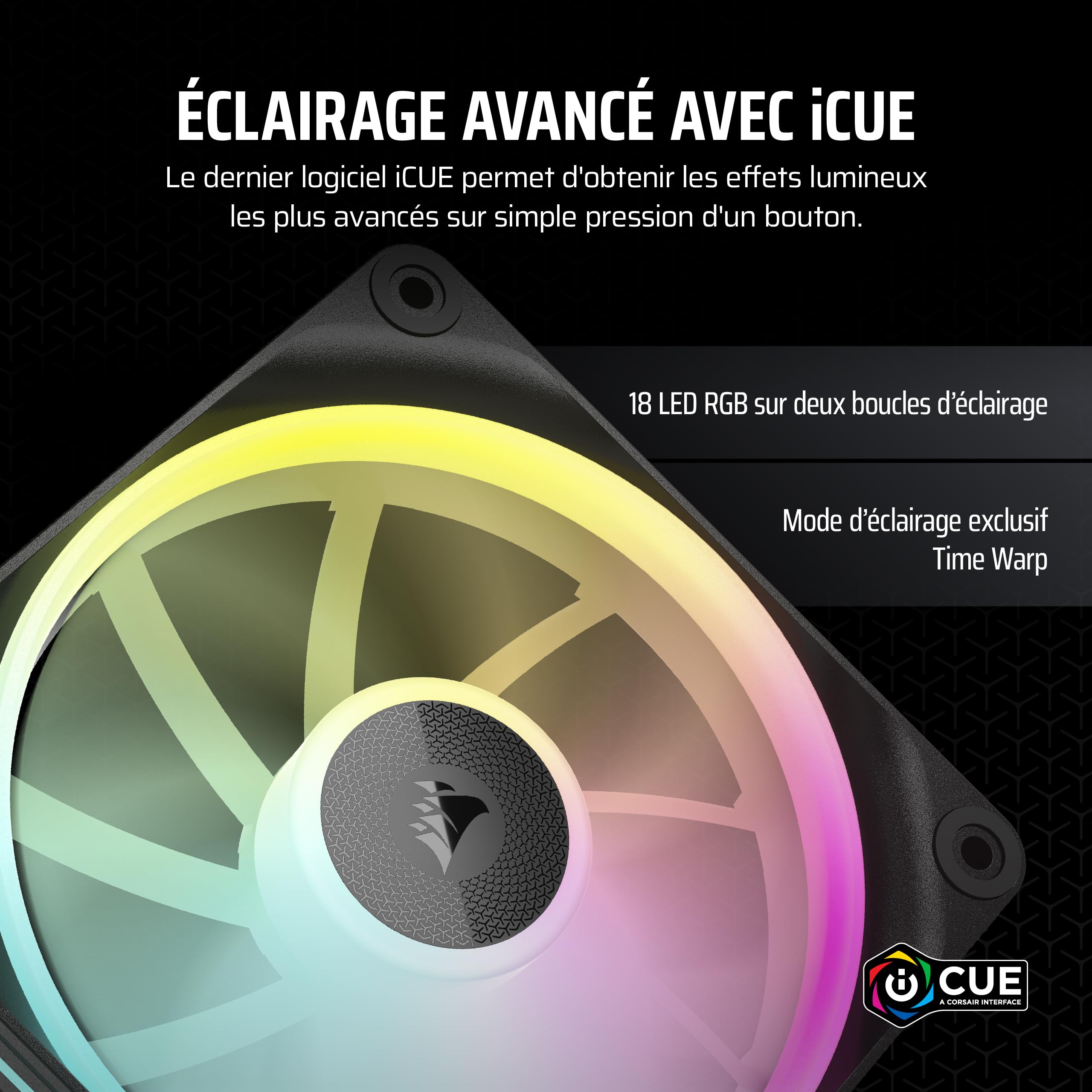 corsair-icue-link-lx120-rgb-120mm-pwm-noir-ventilateur-unit image 4