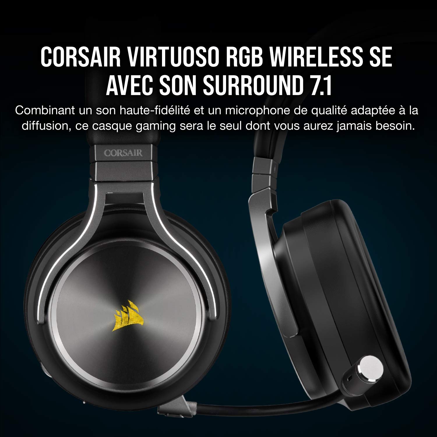 corsair-virtuoso-rgb-wireless-se-casque-gaming-haute-fid-lit-gris-acier image 2