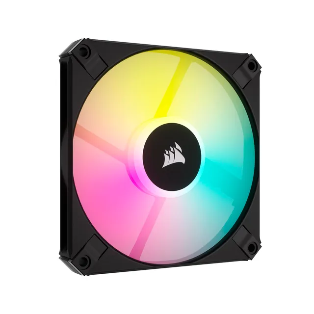 corsair-af120-rgb-slim-120mm-pwm-ventilateur-fin-noir image 1