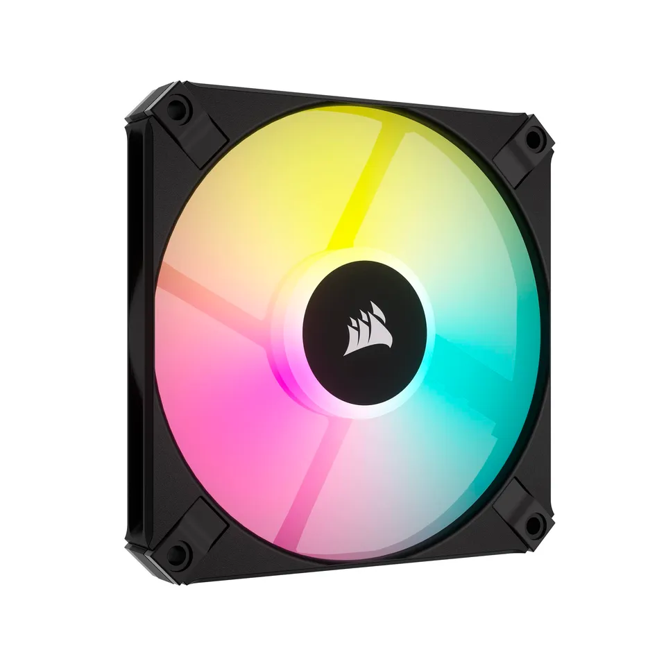 corsair-af120-rgb-slim-120mm-pwm-ventilateur-fin-noir image 1