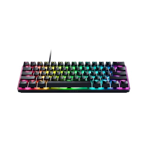 razer-huntsman-mini-60-clavier-gaming-optique-m-canique-violet-clicky-noir-azert image 6