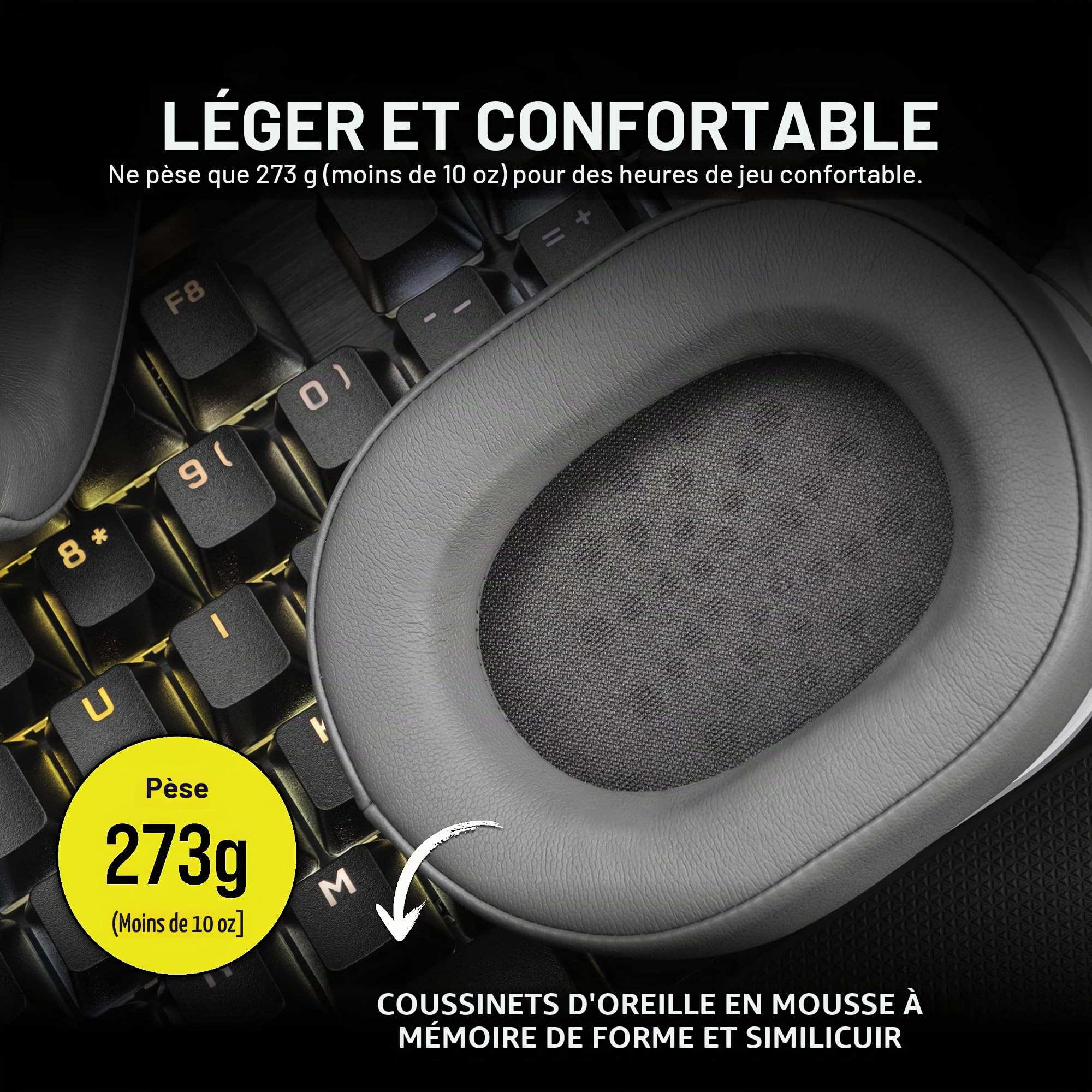 corsair-hs55-surround-v2-casque-de-jeu-multiplateforme-dolby-atmos-50-mm-micro-o image 4