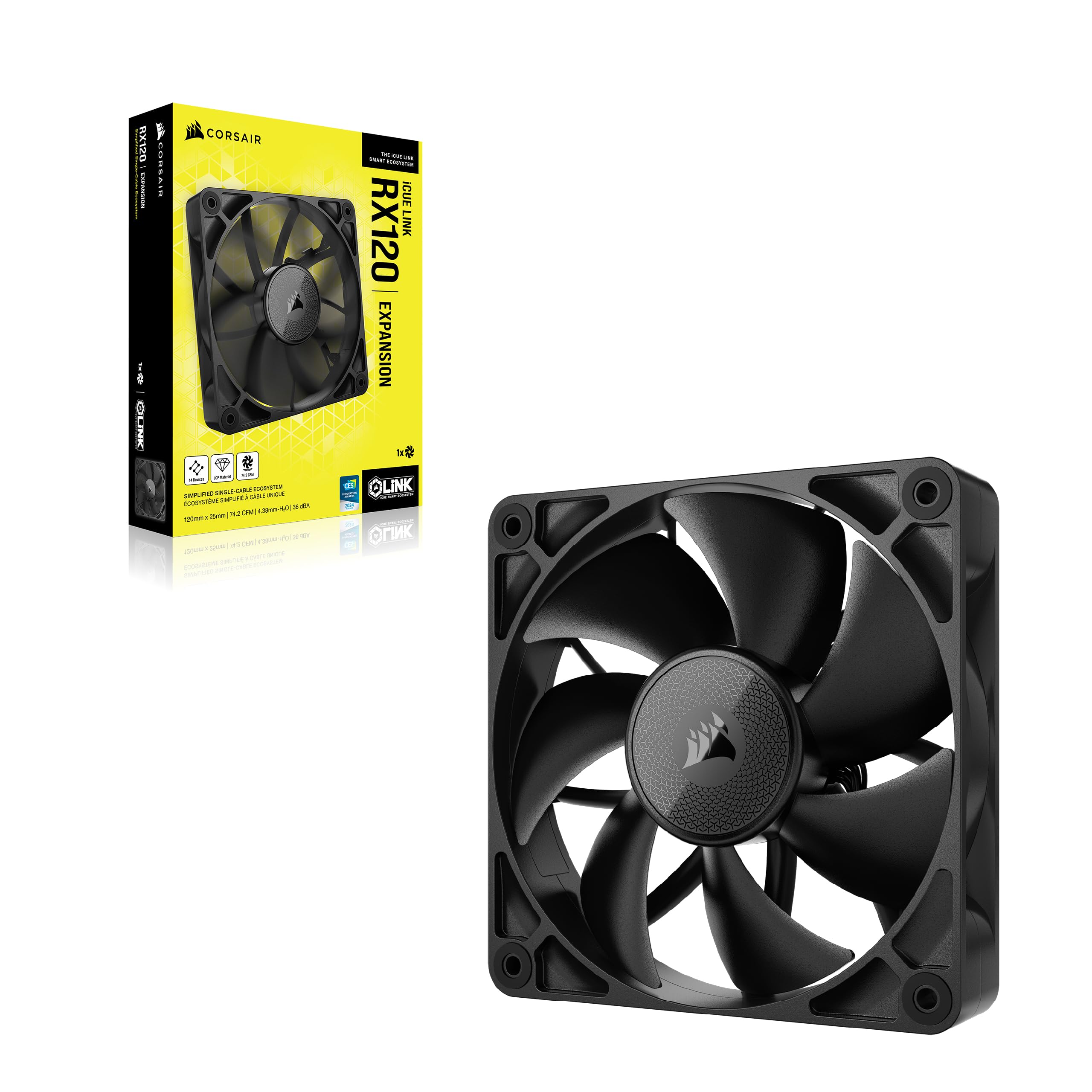 corsair-icue-link-rx120-ventilateur-pwm-120-mm-noir image 8