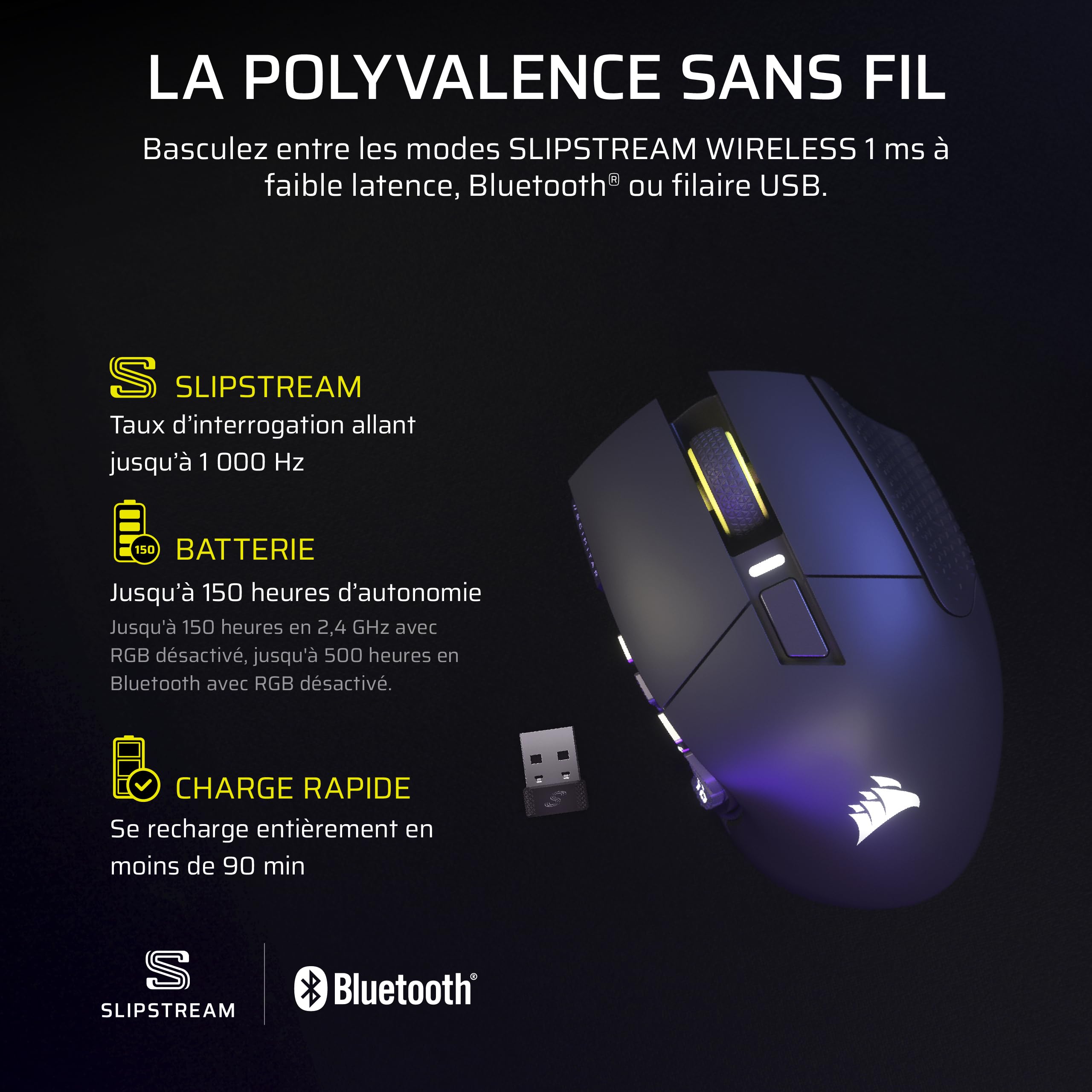 corsair-scimitar-elite-wireless-se-mmo-souris-gaming-gunmetal-33000-dpi image 7