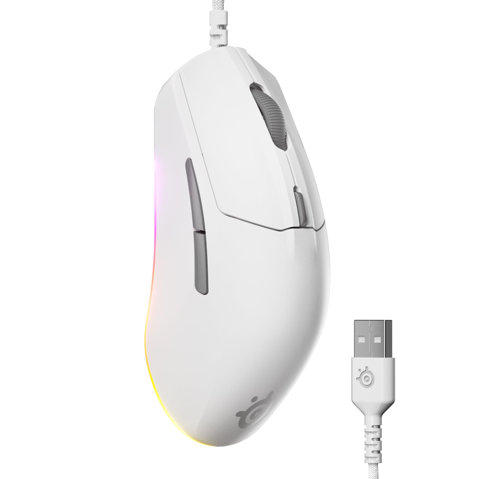 steelseries-rival-3-gen-2-souris-gaming-filaire-blanc image 1