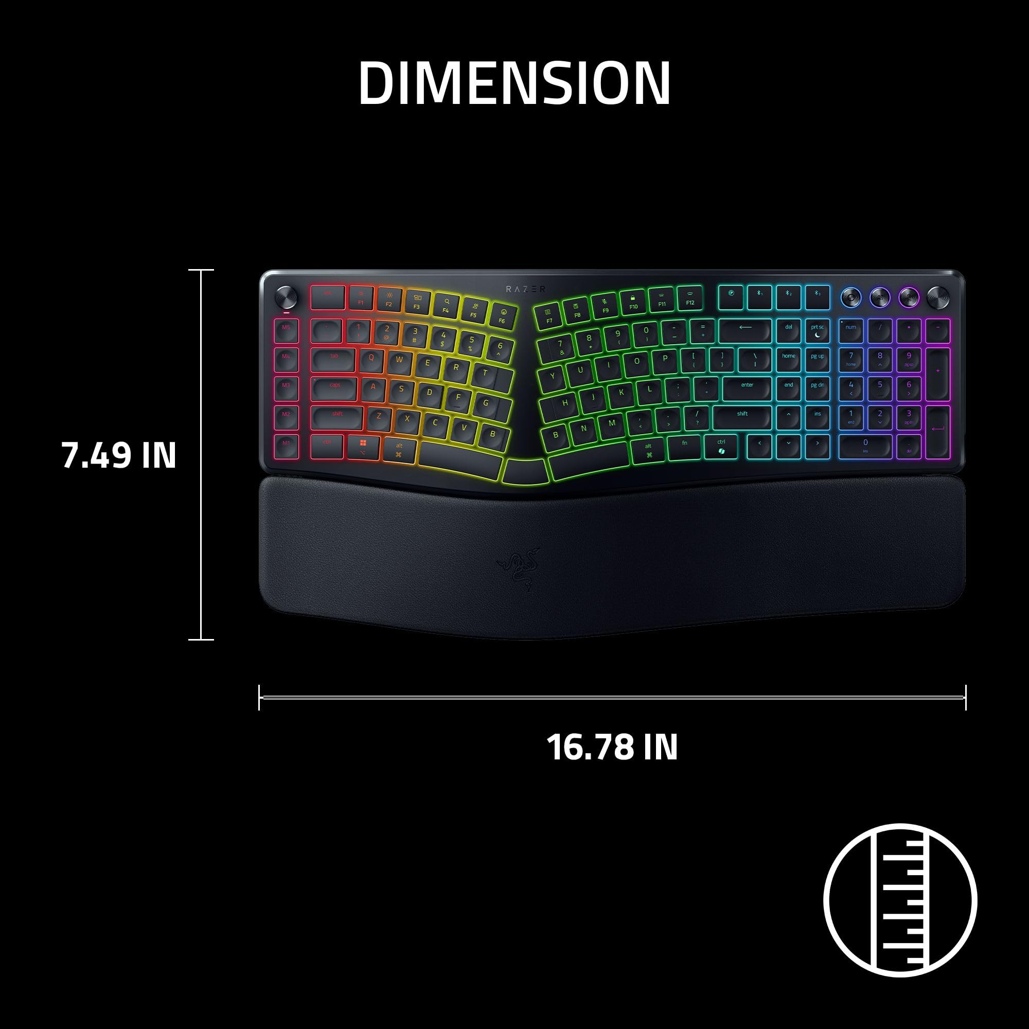 razer-pro-type-ergo-clavier-ergonomique-sans-fil-rgb-noir-qwerty-us image 8