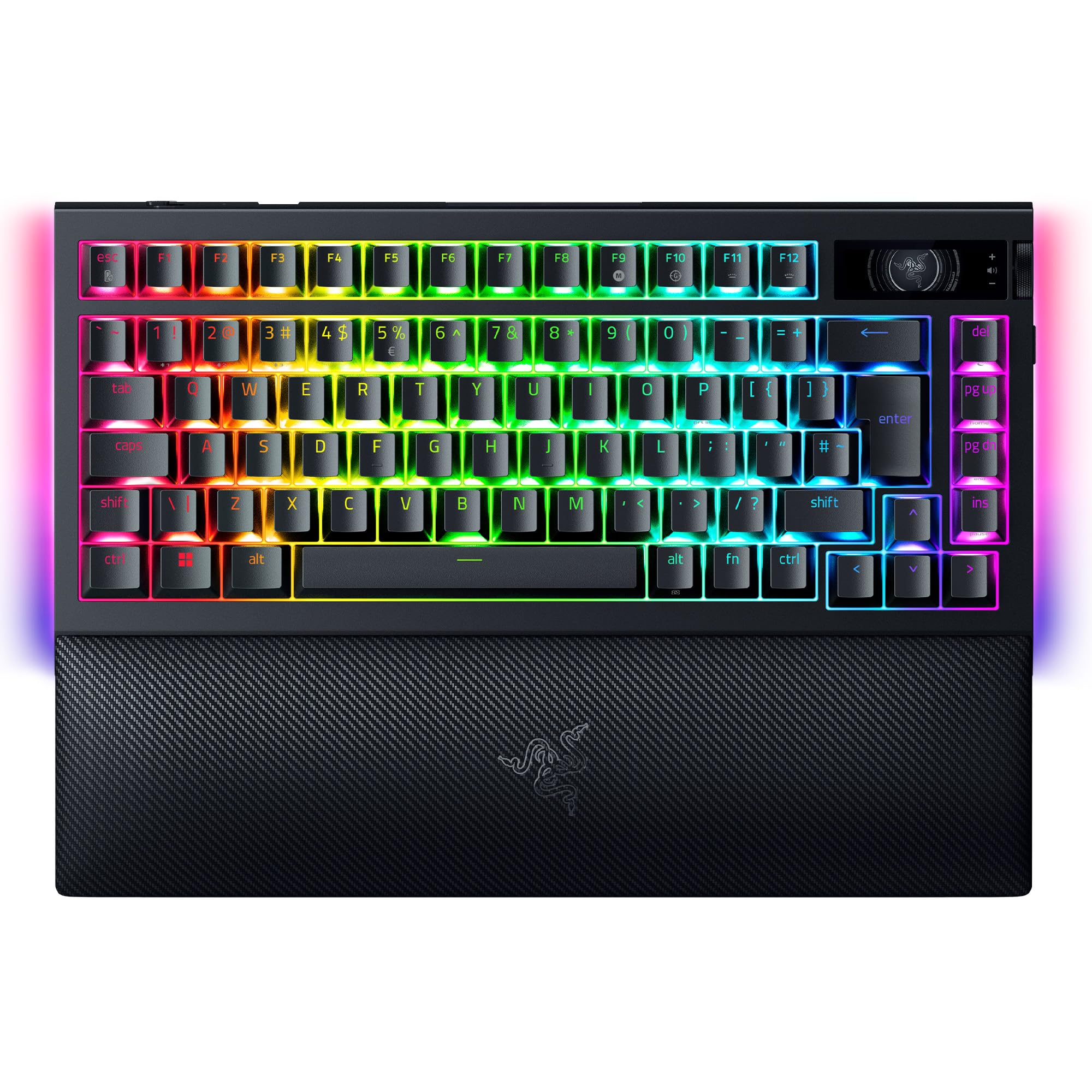 razer-blackwidow-v4-pro-75-clavier-gaming-sans-fil-hot-swap-oled-noir image 1