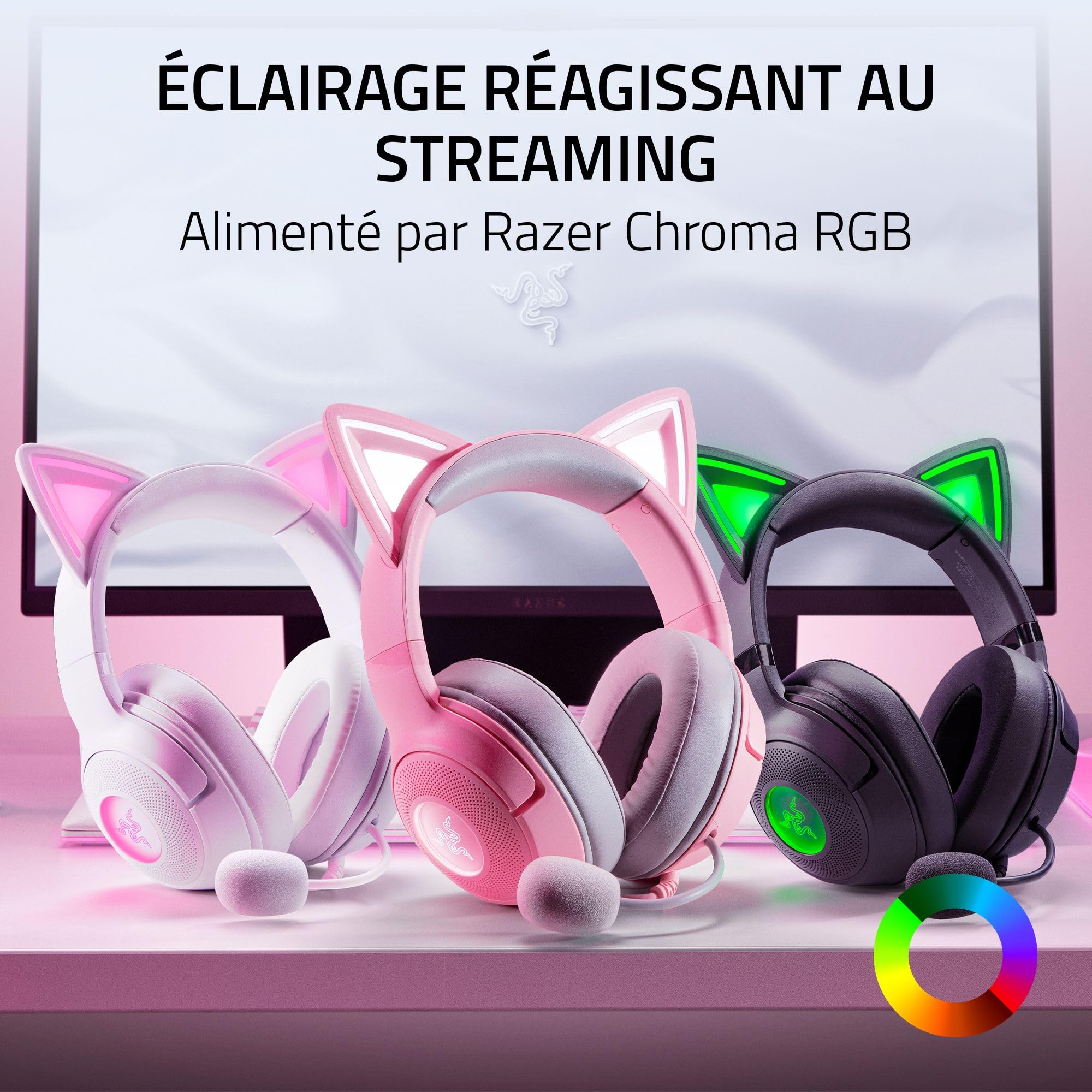 razer-kraken-kitty-v2-casque-filaire-rgb-oreilles-de-chat-rose-quartz image 3