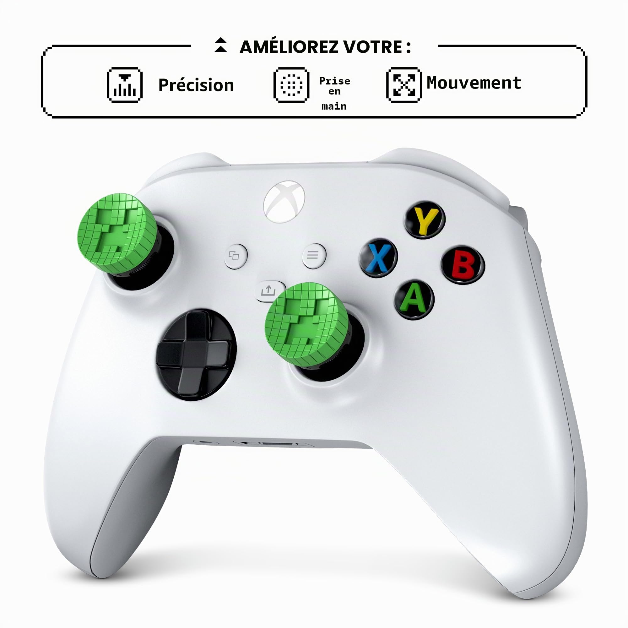kontrolfreek-minecraft-creeper-edition-grips-manette-xbox-2x-mid-rise-6-5mm image 4