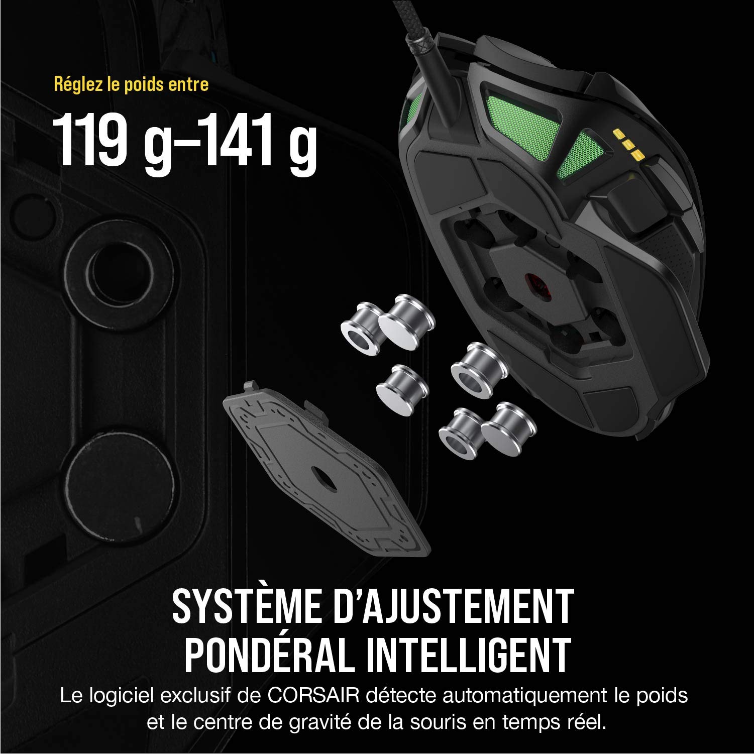 corsair-nightsword-rgb-souris-gaming-filaire-fps-moba-noir-18000-dpi image 4