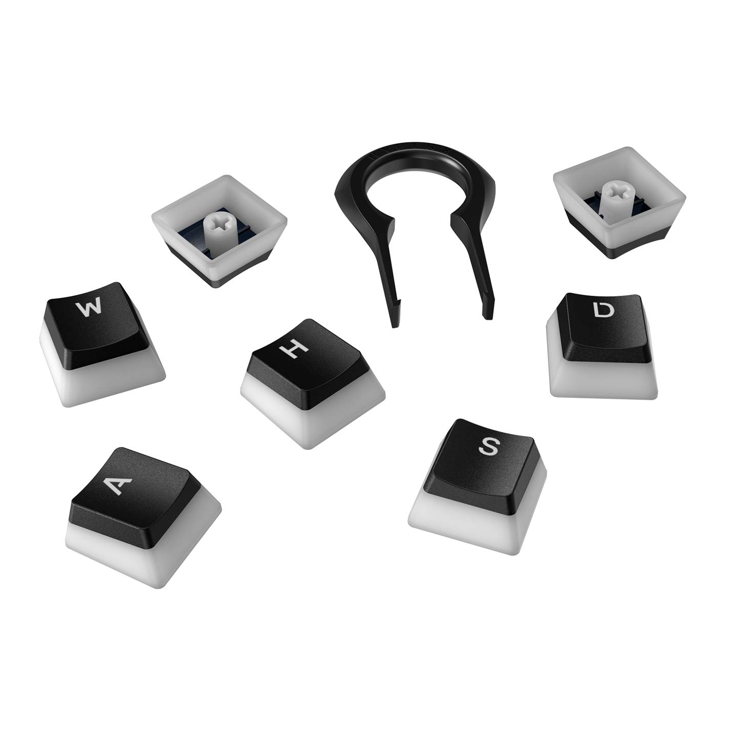 hyperx-double-shot-pbt-keycaps-jeu-de-capuchons-gaming-us-layout-translucides-ty image 6