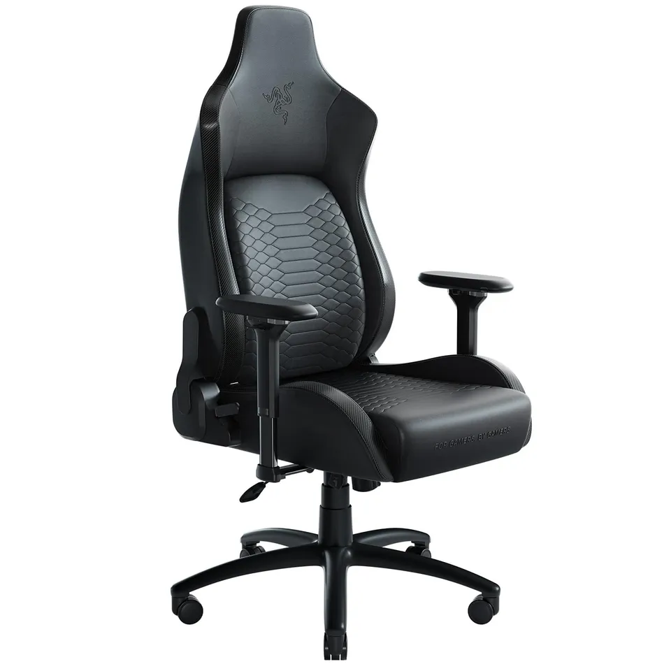 razer-iskur-chaise-gaming-ergonomique-cuir-synth-tique-noir-standard image 1