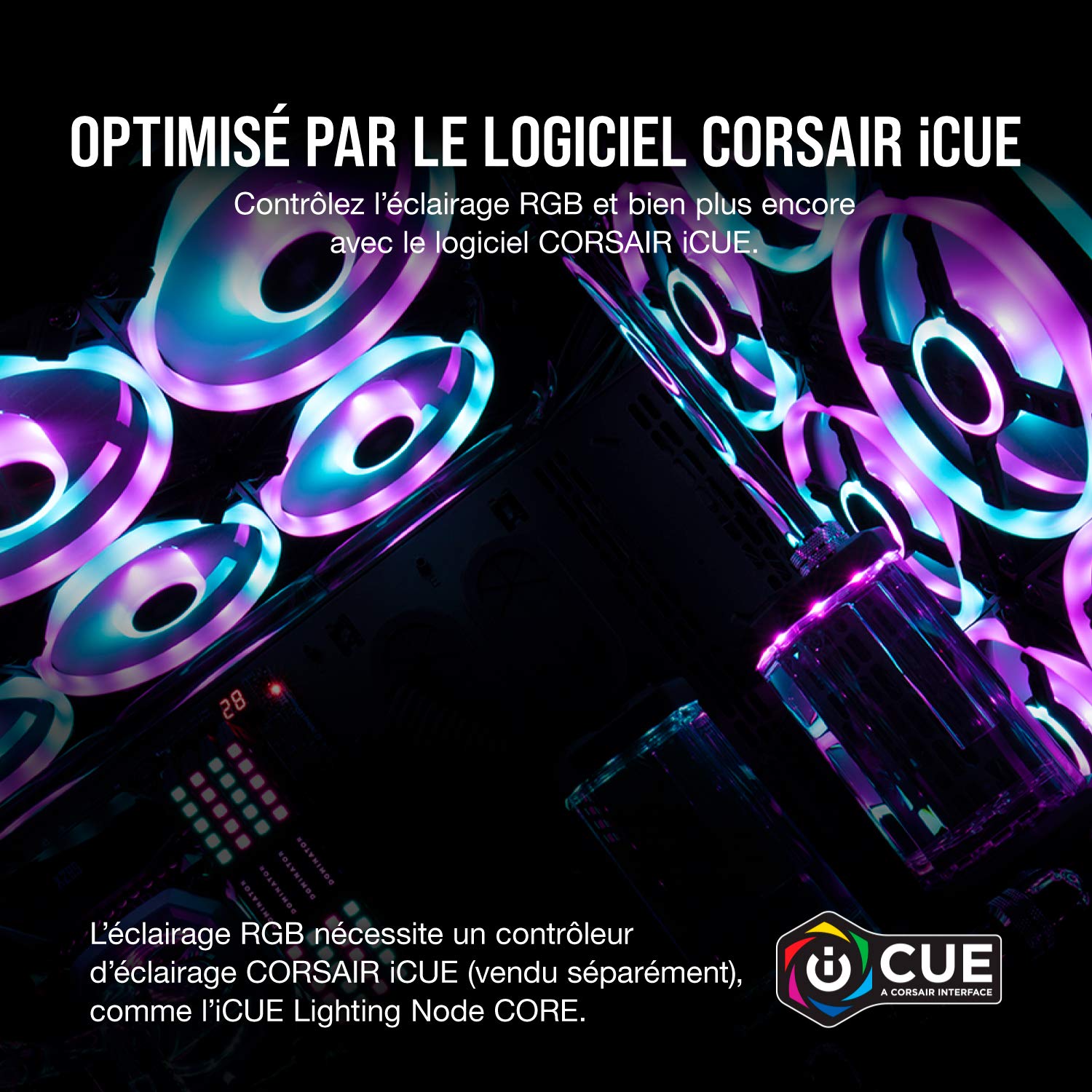 corsair-ql140-rgb-ventilateur-boitier-140-mm-pwm-noir image 5