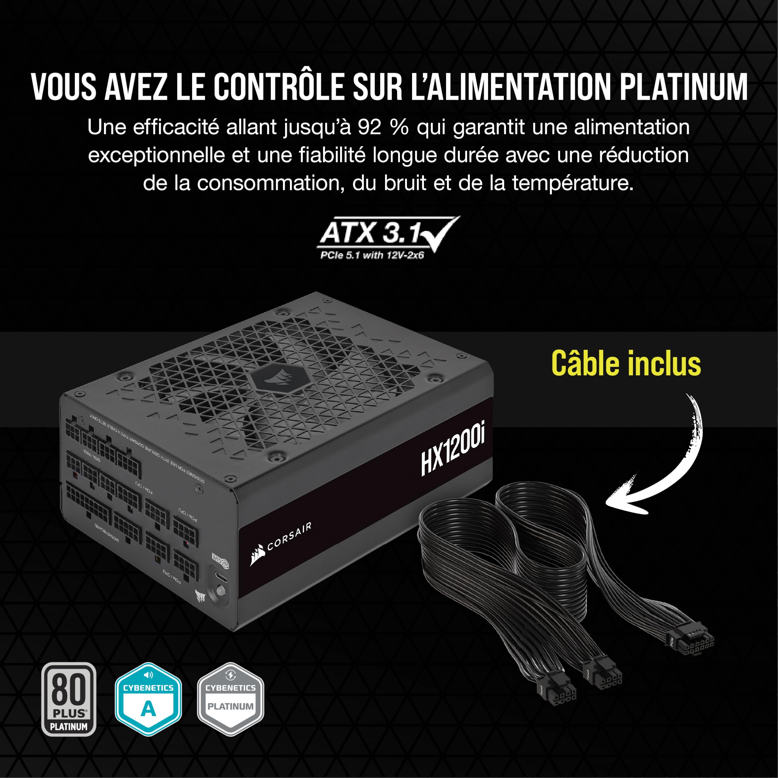 corsair-hx1200i-alimentation-pc-atx-1200w-80-plus-platinum-modulaire image 4