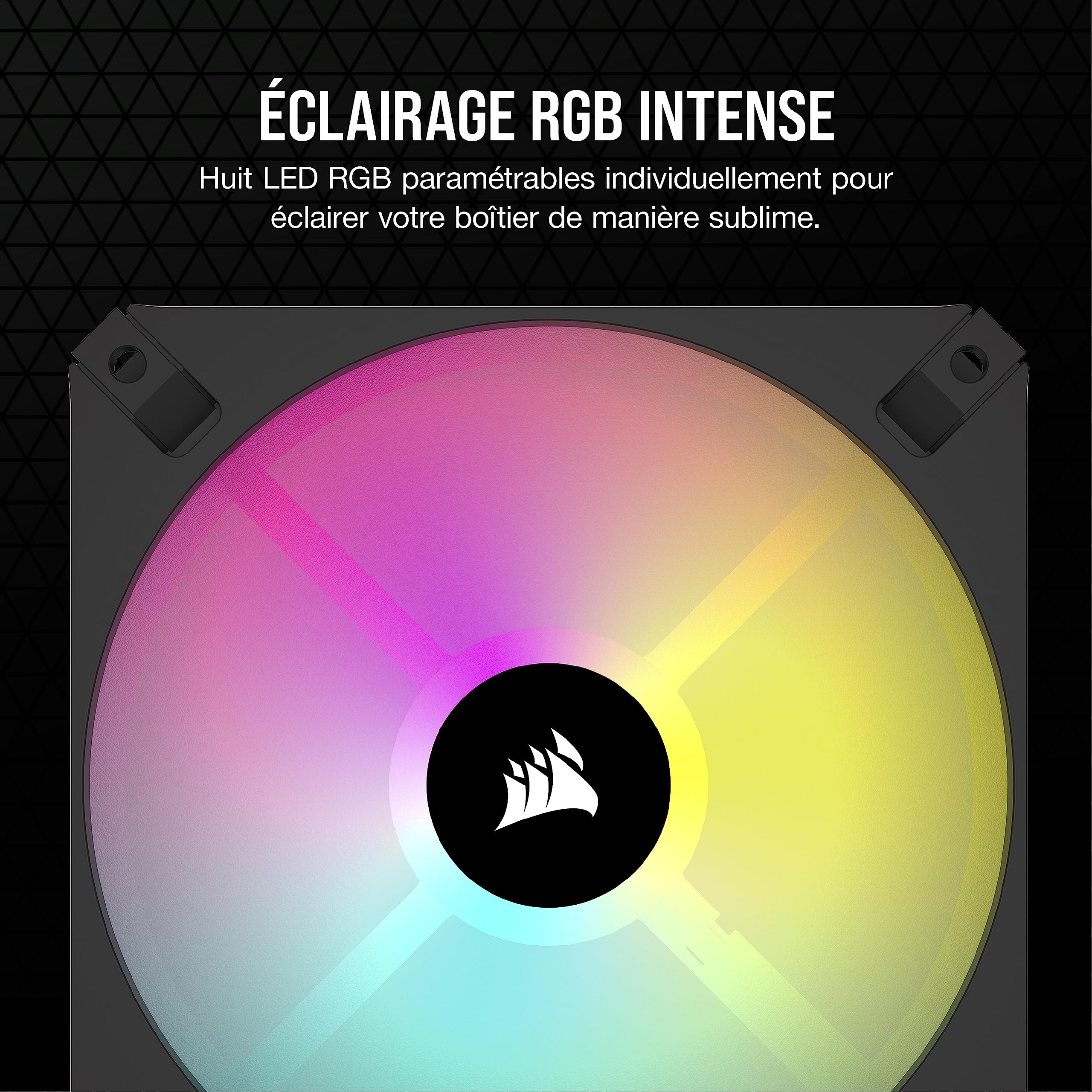 corsair-icue-ar120-rgb-digital-120mm-ventilateur-pc-pack-de-3-noir image 5