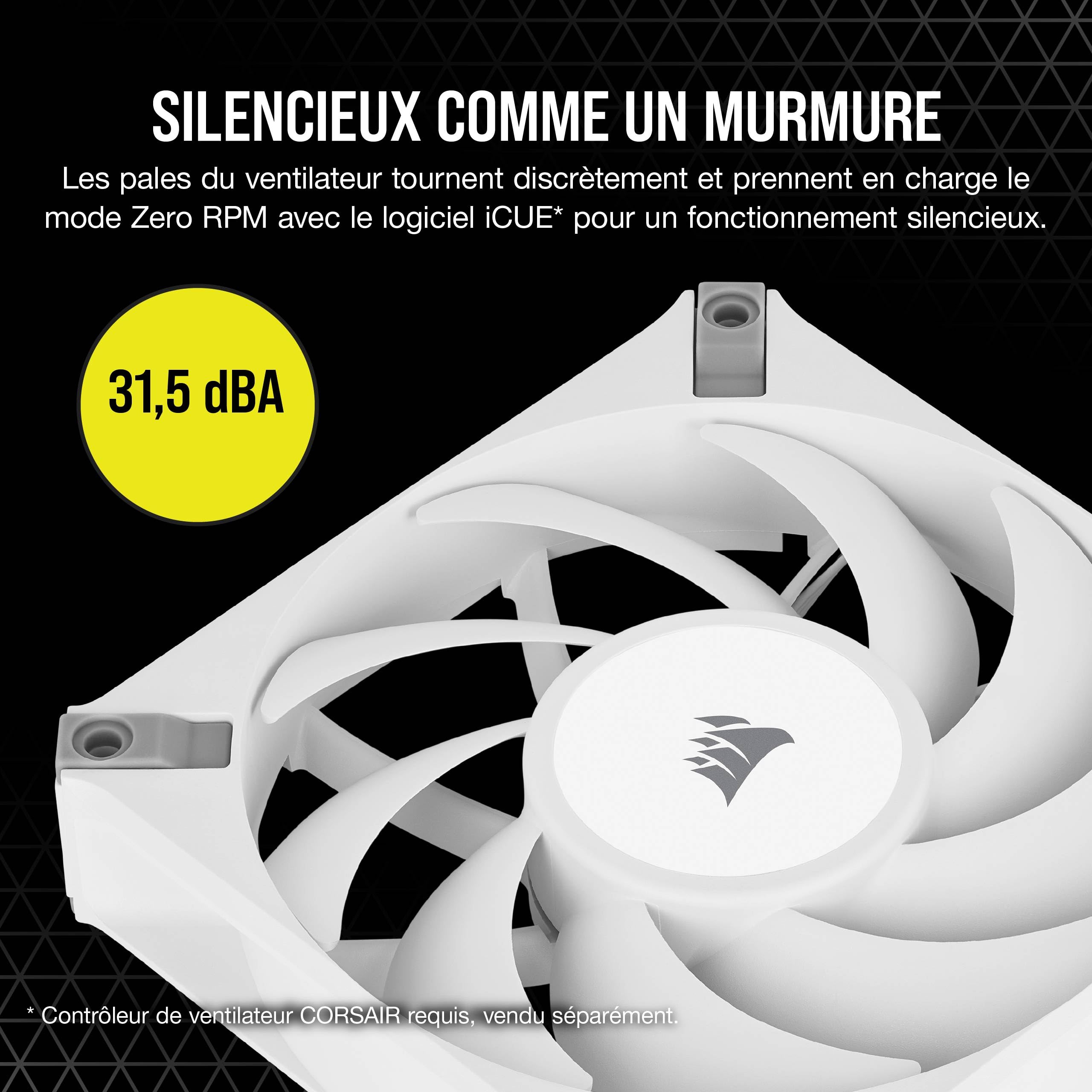 corsair-icue-af120-rgb-elite-kit-de-3-ventilateurs-120mm-pwm-noir image 4