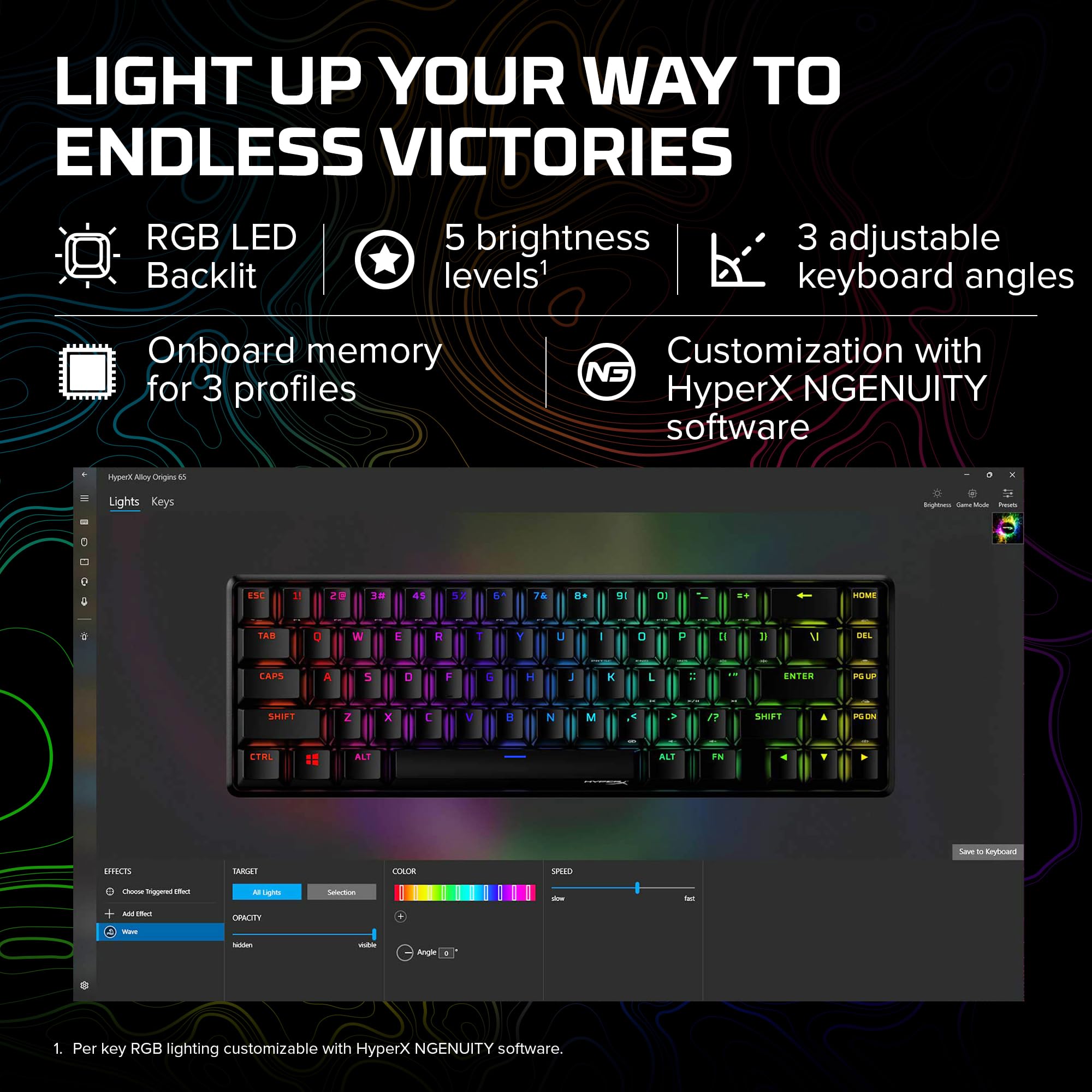 hyperx-alloy-origins-65-clavier-gaming-m-canique-65-rouge-lin-aire-rgb image 6