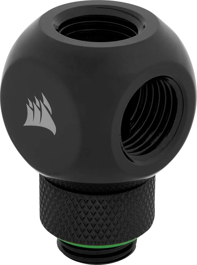 corsair-hydro-x-series-xf-embout-y-rotatif-g1-4-watercooling-noir image 1