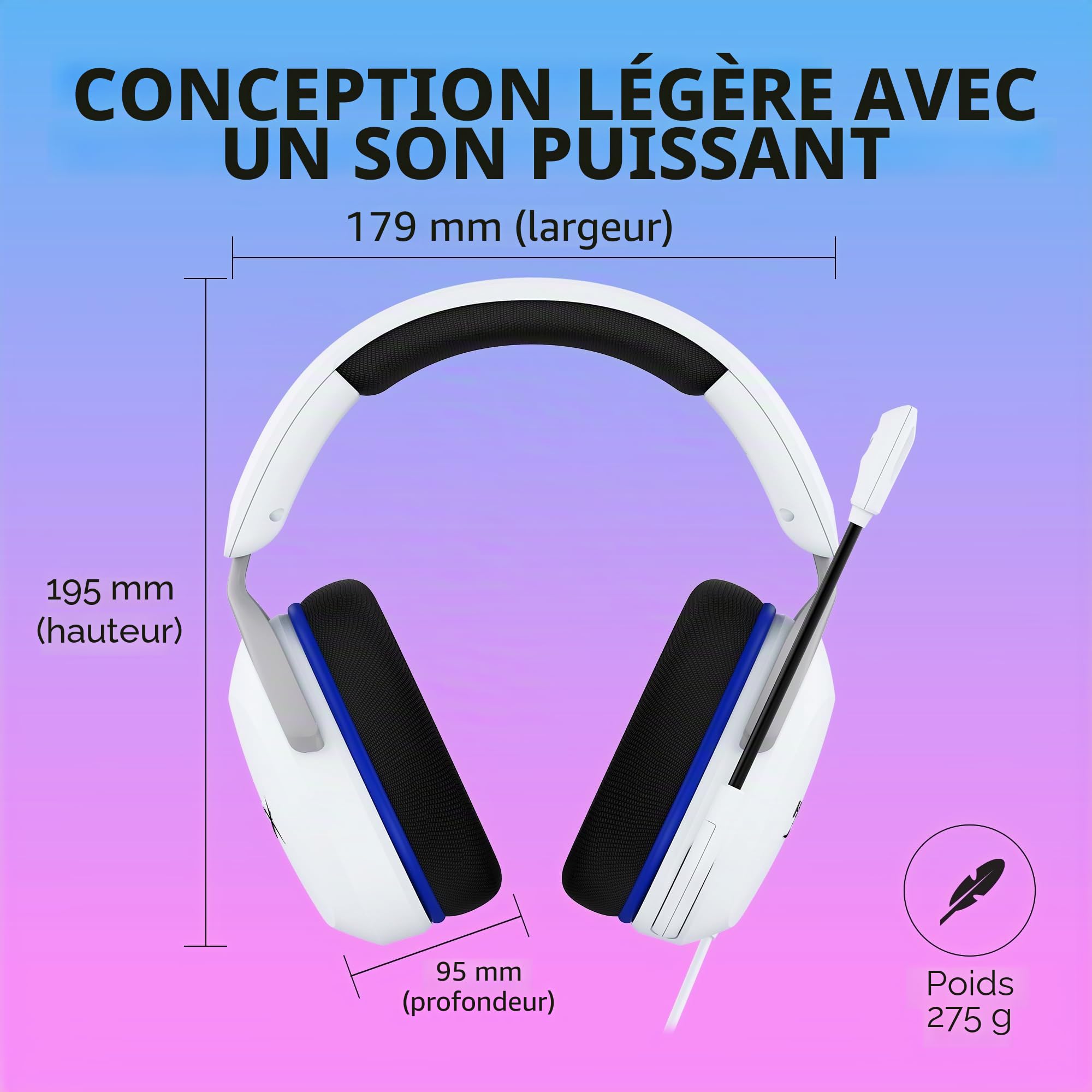 hyperx-cloud-stinger-2-core-playstation-casque-gaming-filaire-blanc image 7