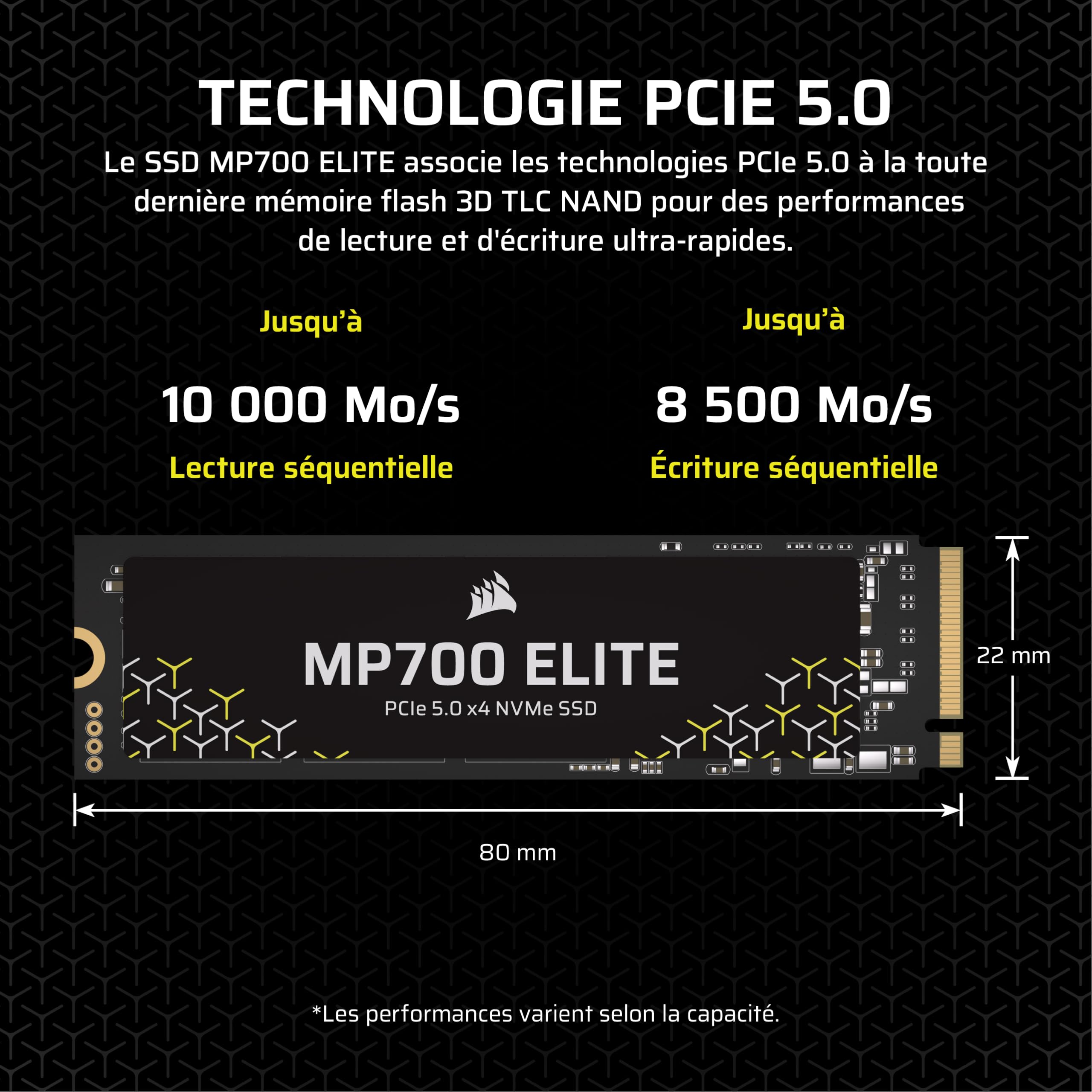 corsair-mp700-elite-4-to-ssd-m-2-nvme-pcie-5-0-x4-2280-jusqu-9400-mo-s image 3