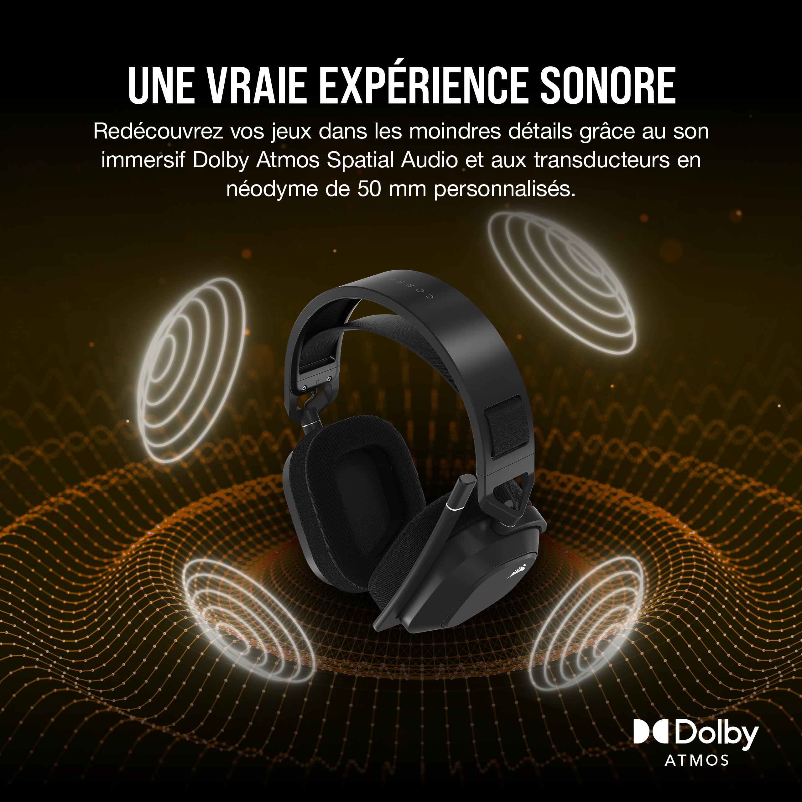 corsair-hs80-max-wireless-casque-gaming-multiplateforme-gris-acier image 5