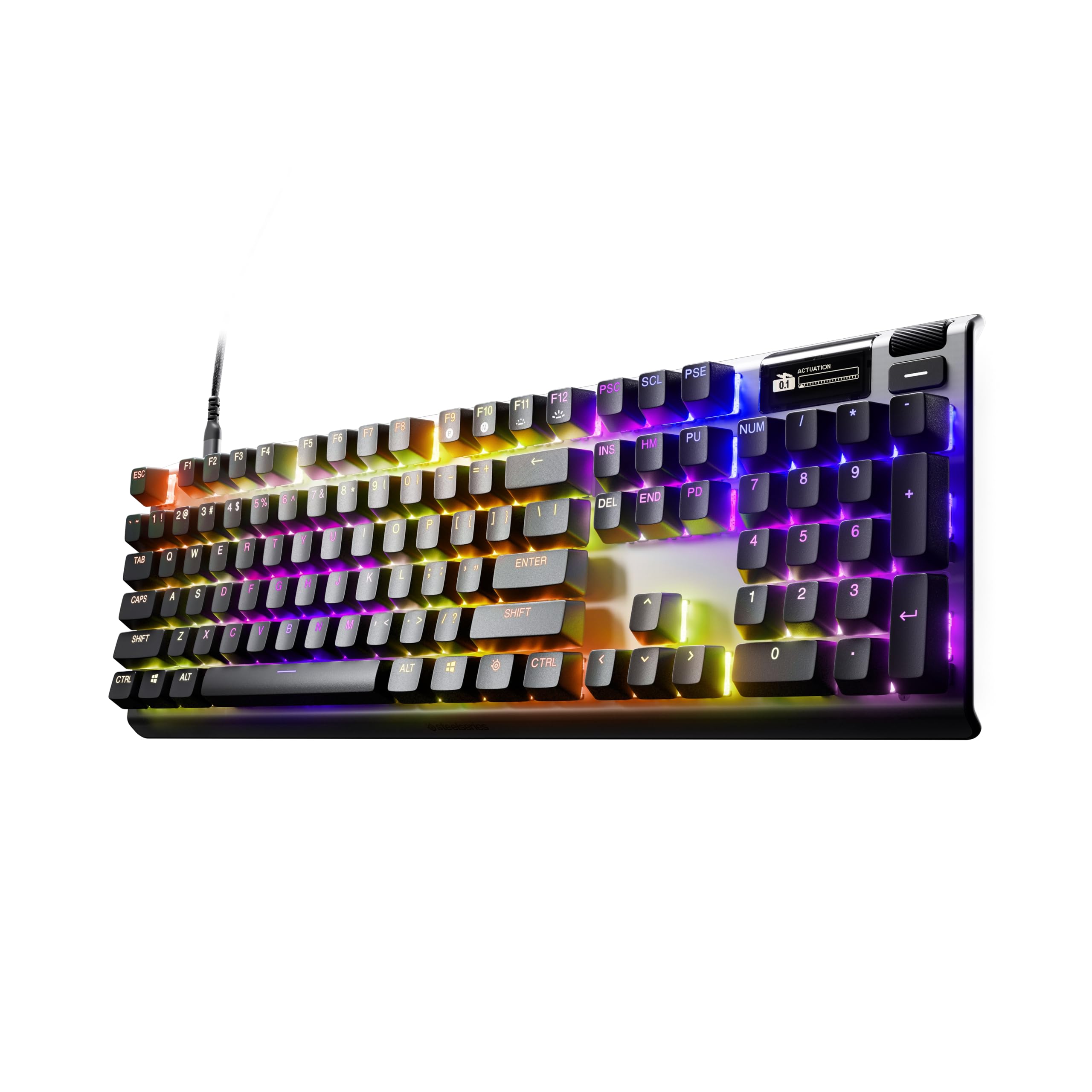 steelseries-apex-pro-gen-3-clavier-gamer-hypermagnetic-azerty-fr-usb-c-oled-rgb image 4
