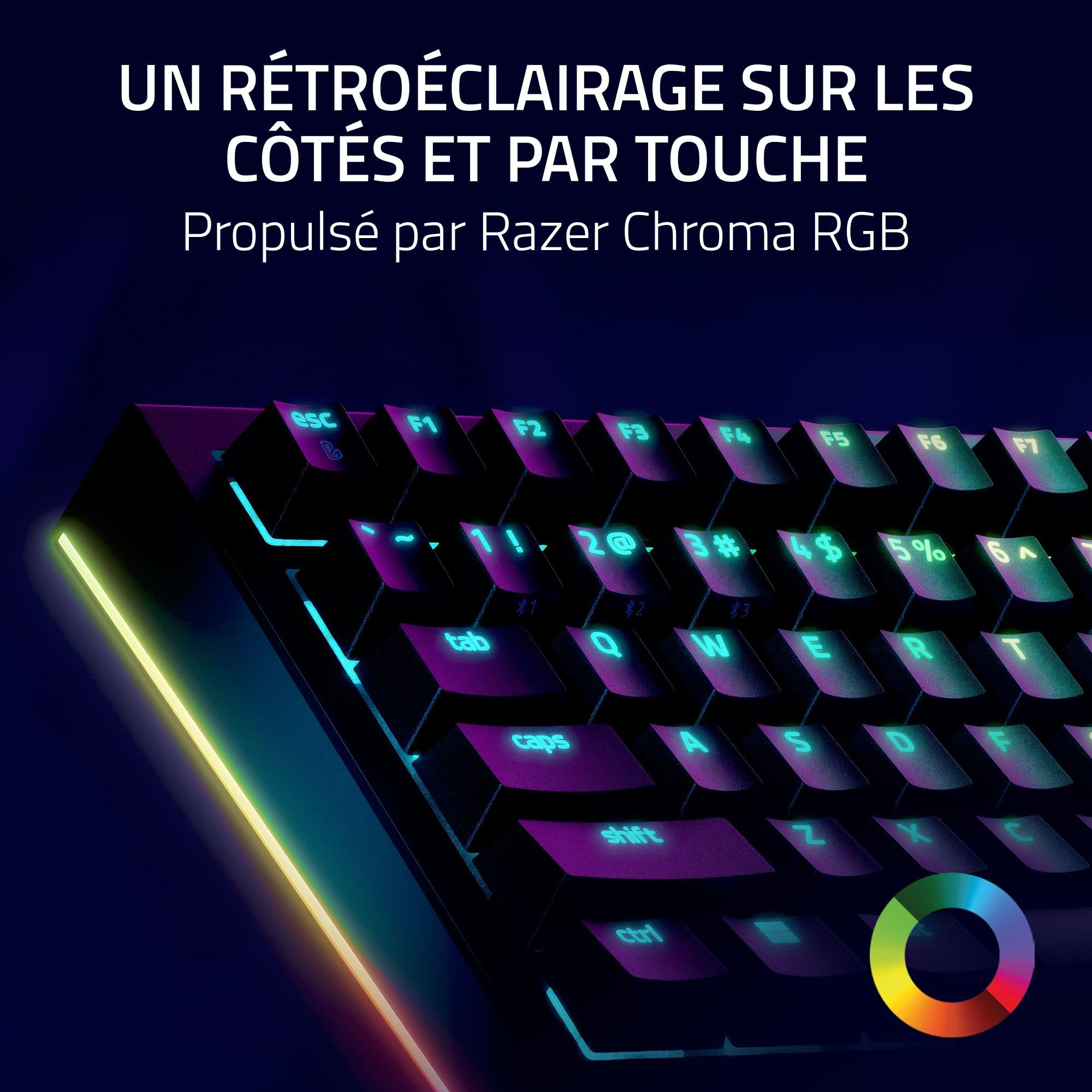 razer-blackwidow-v4-pro-75-clavier-gaming-sans-fil-hot-swap-oled-noir image 8