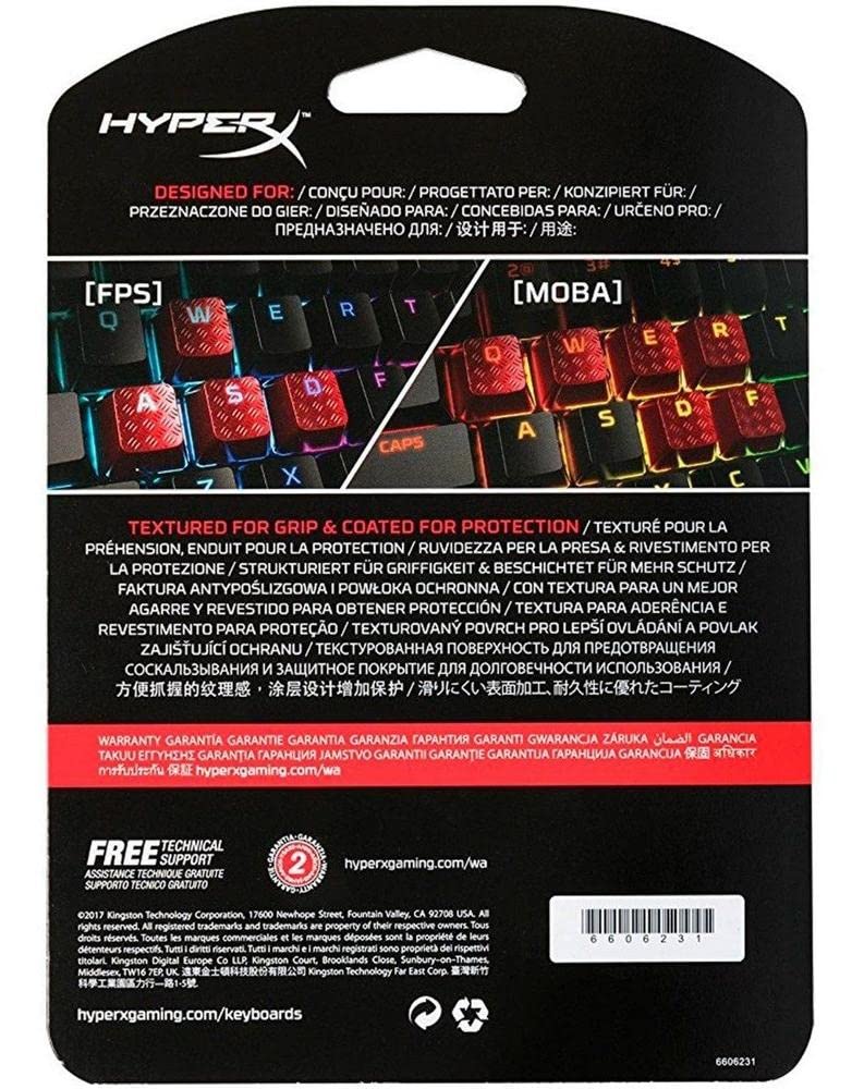 hyperx-hxs-kbkc1-kit-touches-gaming-fps-moba-rouge image 7