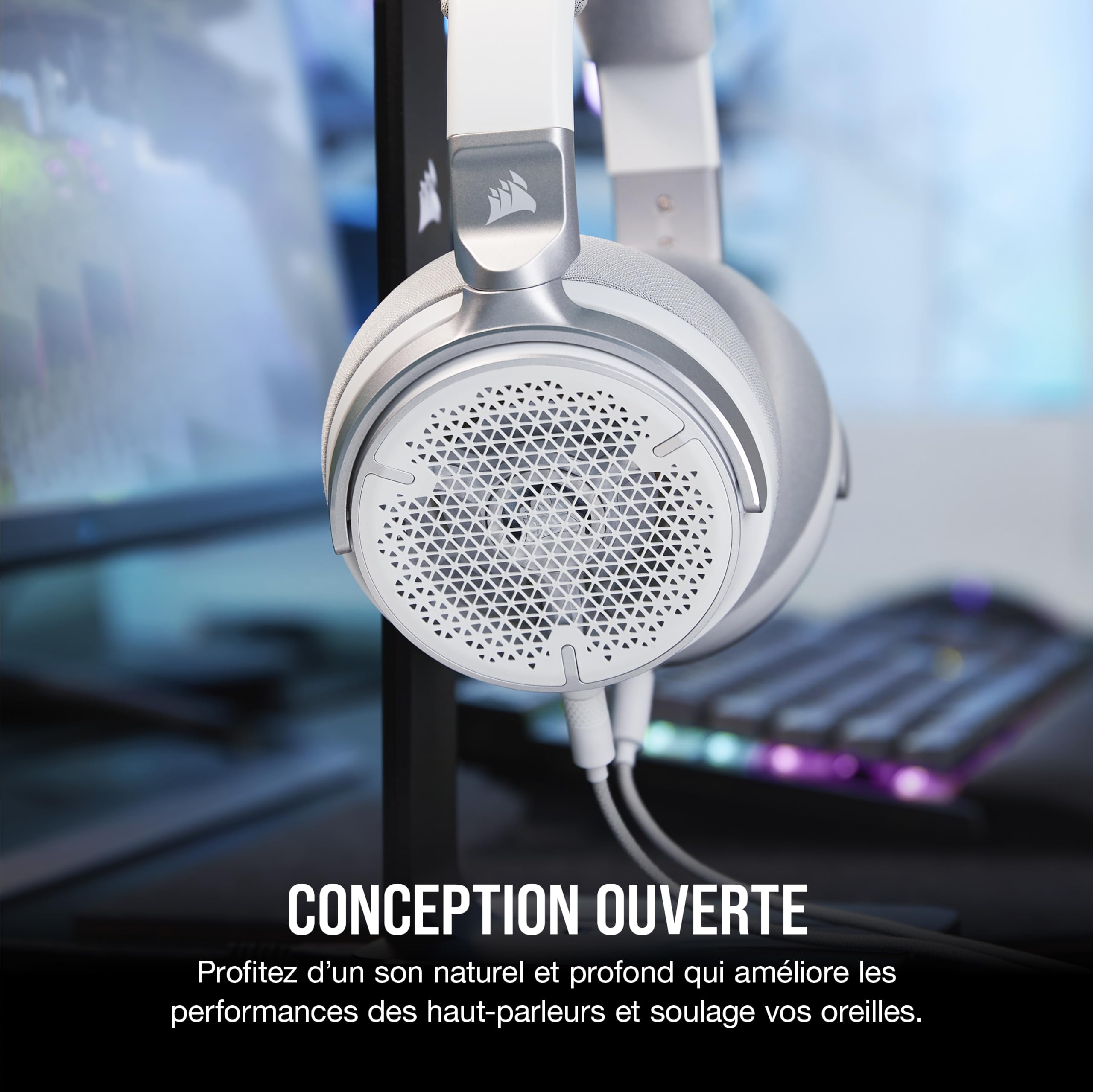 corsair-virtuoso-pro-casque-jeu-ouvert-filaire-blanc image 3