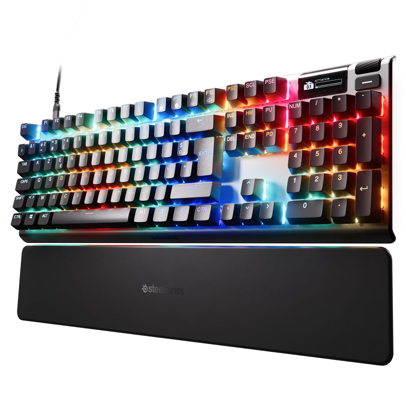 steelseries-apex-pro-gen-3-clavier-gamer-hypermagnetic-azerty-fr-usb-c-oled-rgb image 1