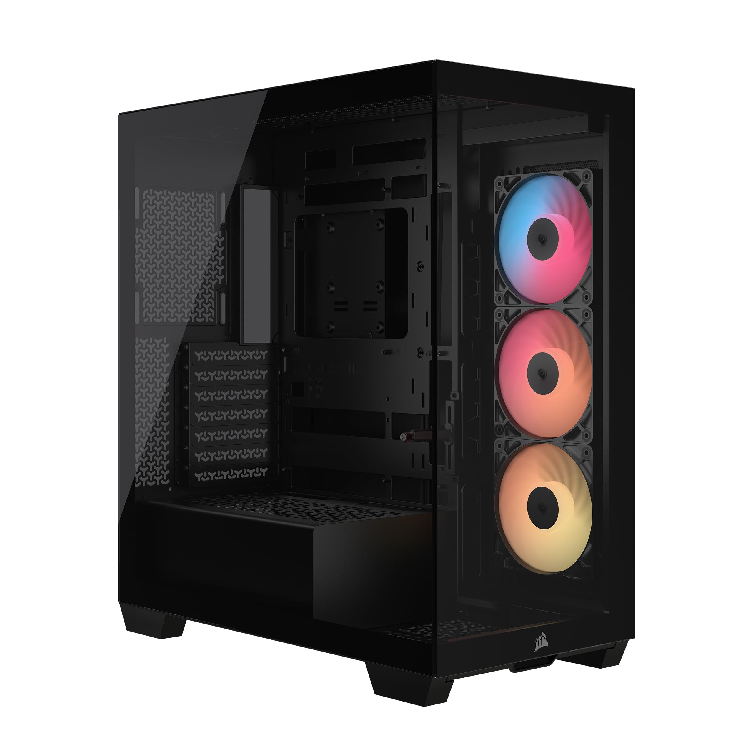 corsair-3500x-rs-r-argb-bo-tier-pc-moyen-tour-panoramique-noir image 1
