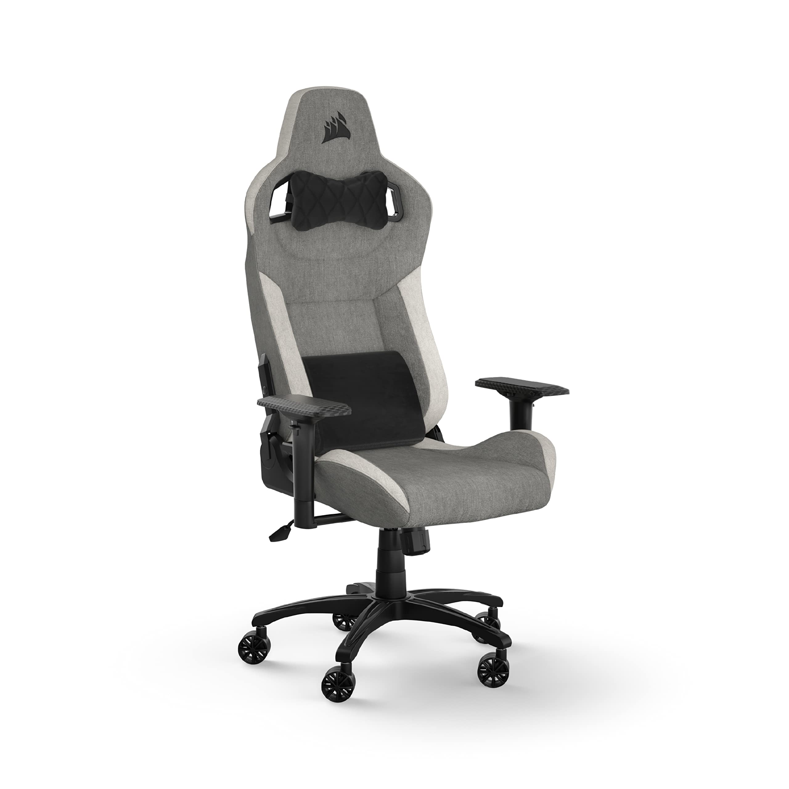 corsair-t3-rush-fabric-2023-fauteuil-gaming-tissu-gris-et-blanc image 1