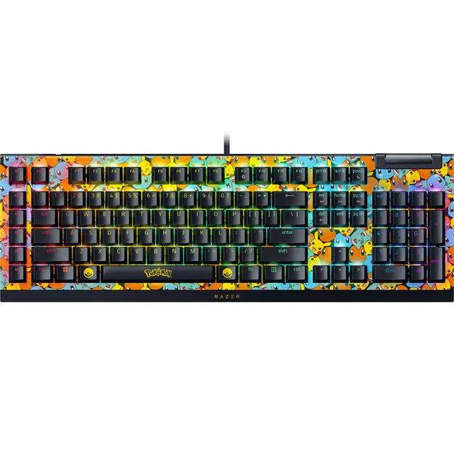 razer-blackwidow-v4-x-pok-mon-edition-clavier-m-canique-gaming-rgb-switches-gree image 1