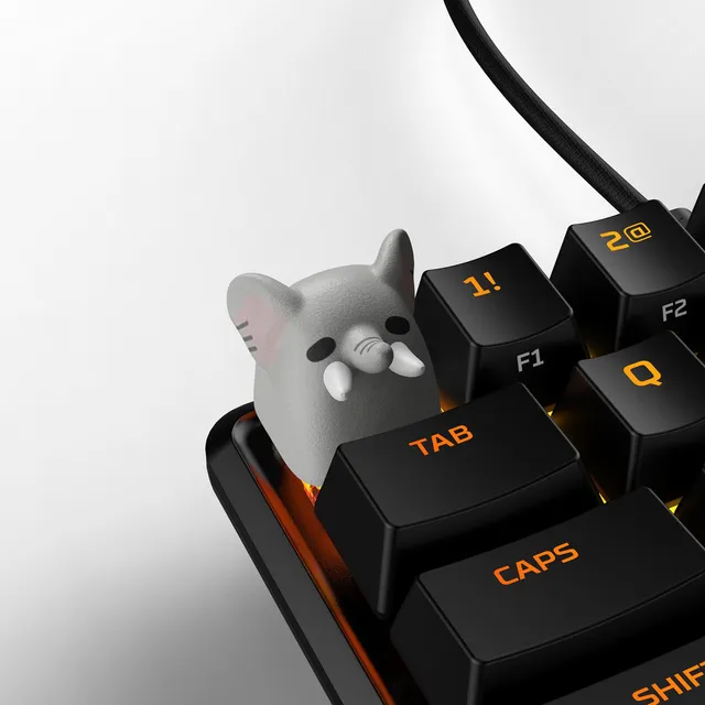 hyperx-hx3d-keycap-safari-elephant-touche-3d-animaux image 1