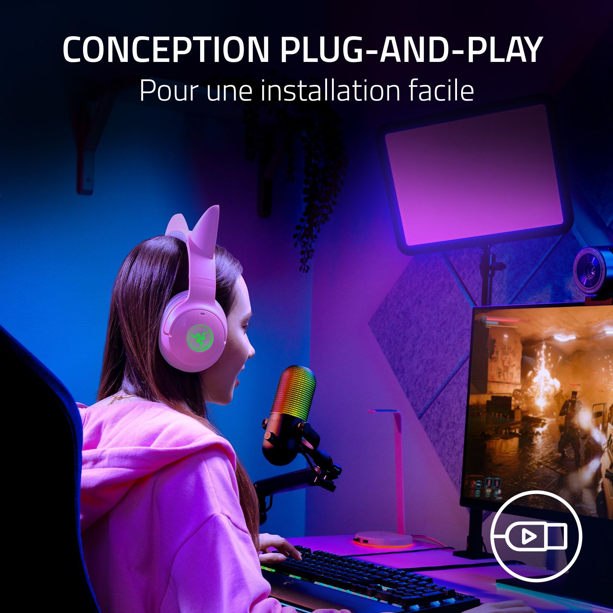 razer-seiren-v3-chroma-microphone-usb-rgb-tap-to-mute-noir image 6