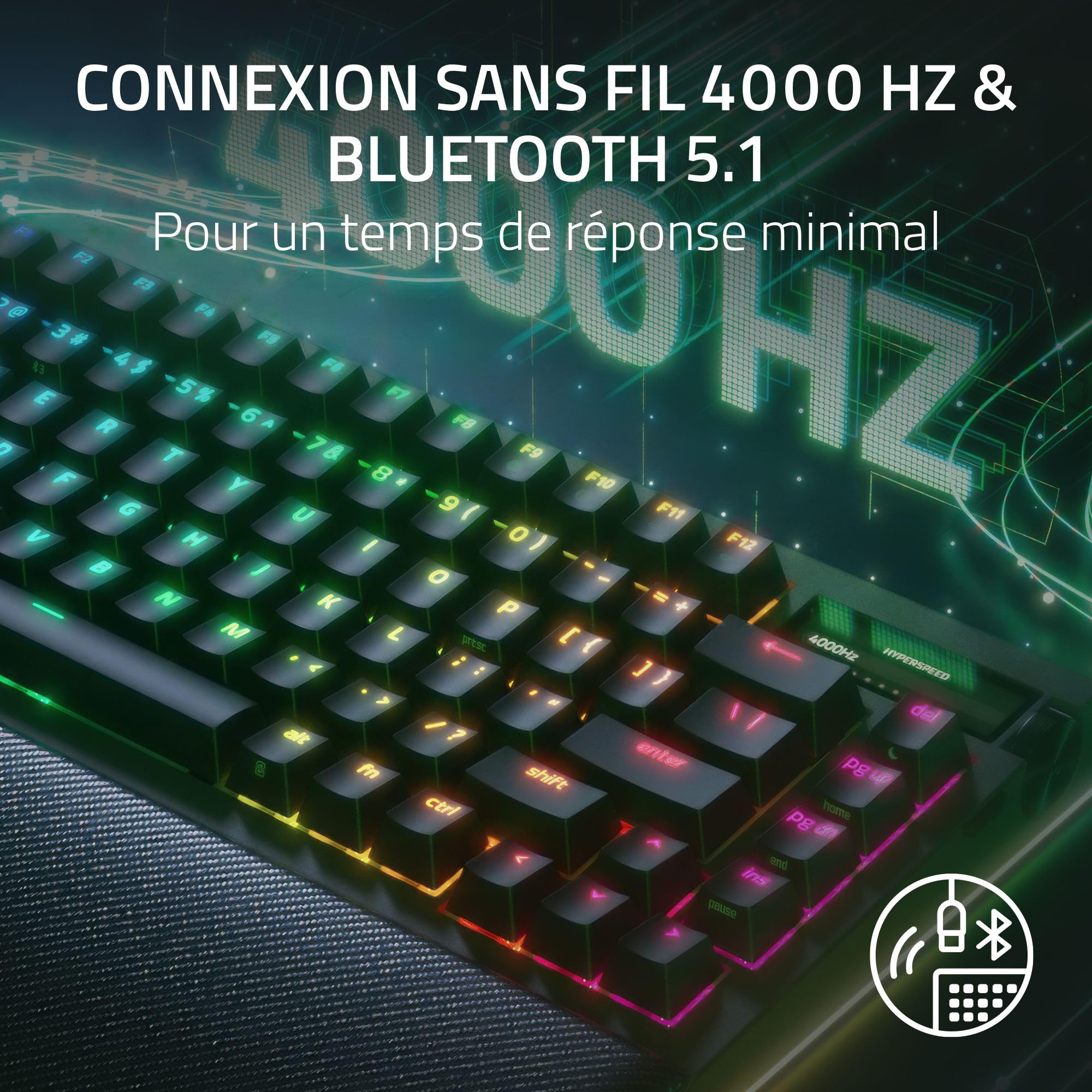 razer-blackwidow-v4-pro-75-clavier-gaming-sans-fil-hot-swap-oled-noir image 4