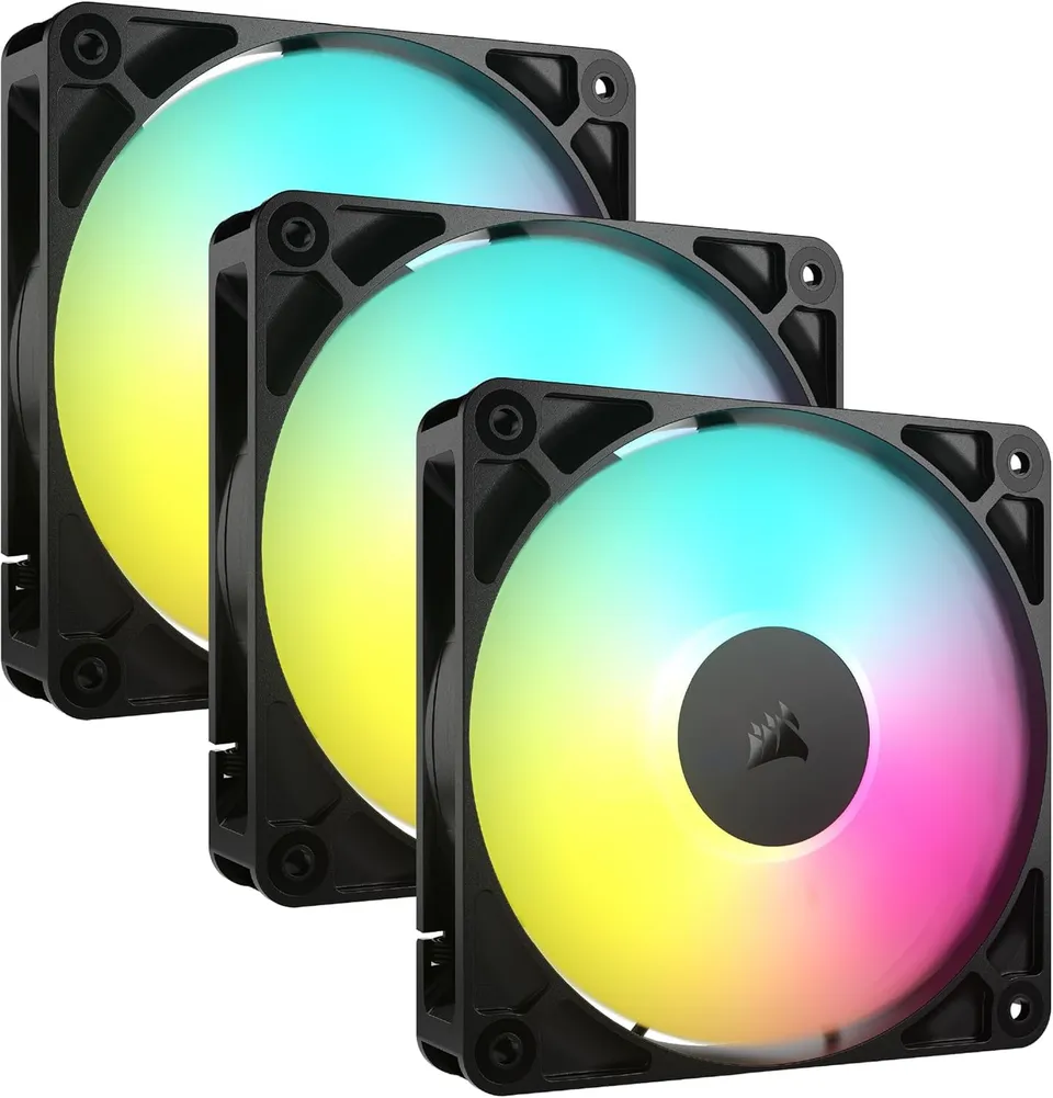 corsair-rs120-argb-120mm-pwm-triple-pack-noir image 1