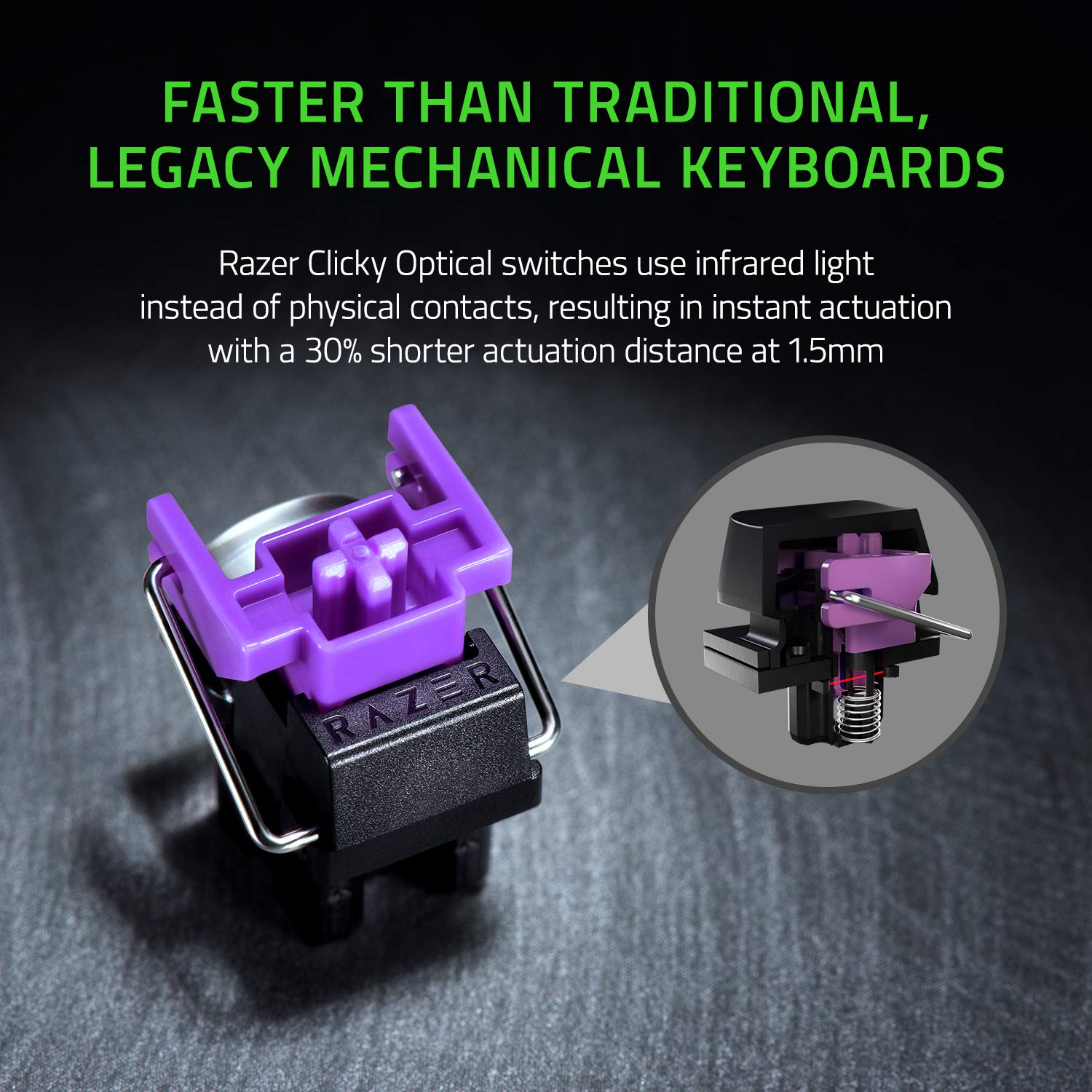 razer-huntsman-mini-blanc-mercury-clavier-gamer-60-opto-m-canique-clicky-switche image 2