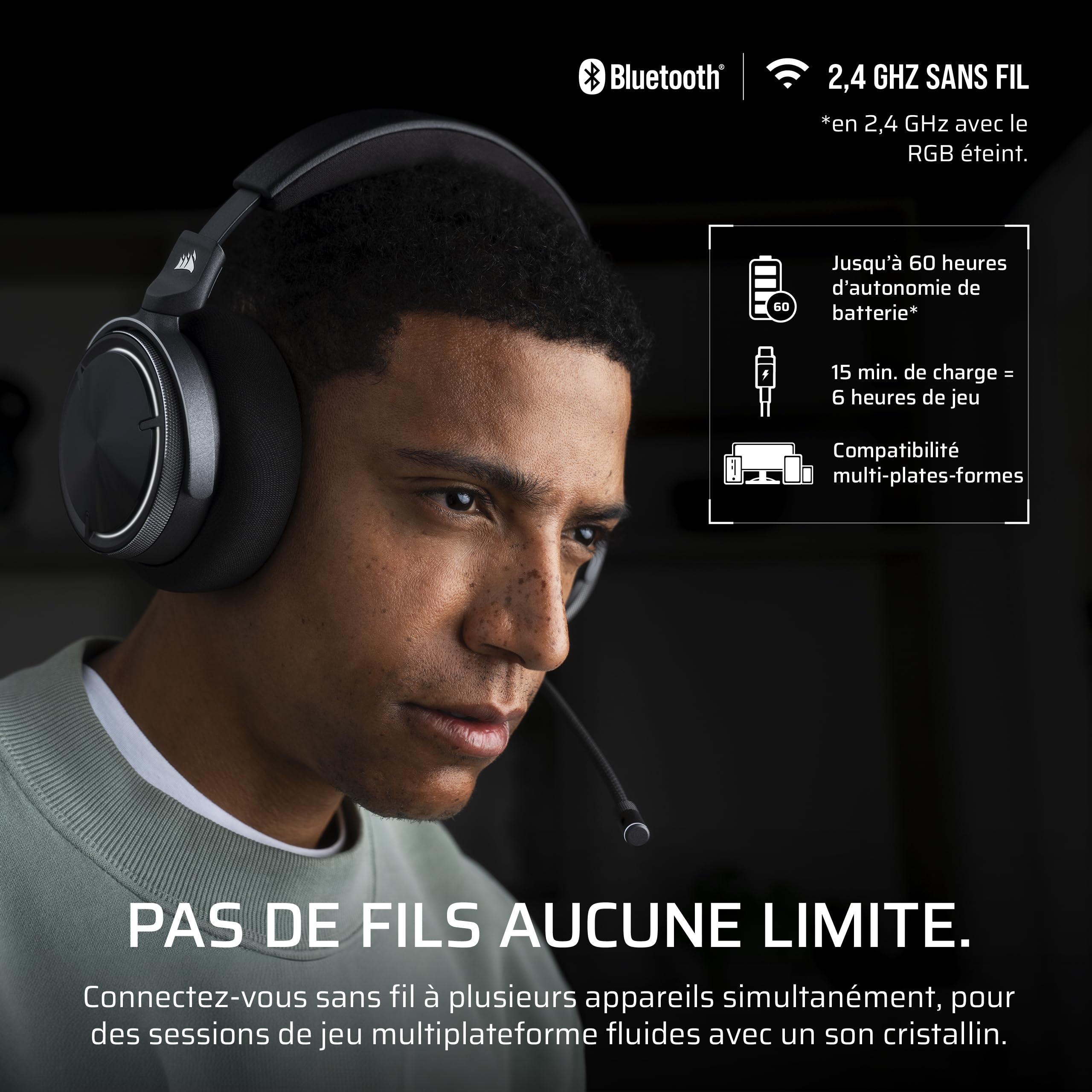 corsair-virtuoso-max-wireless-casque-gaming-bluetooth-carbone image 6