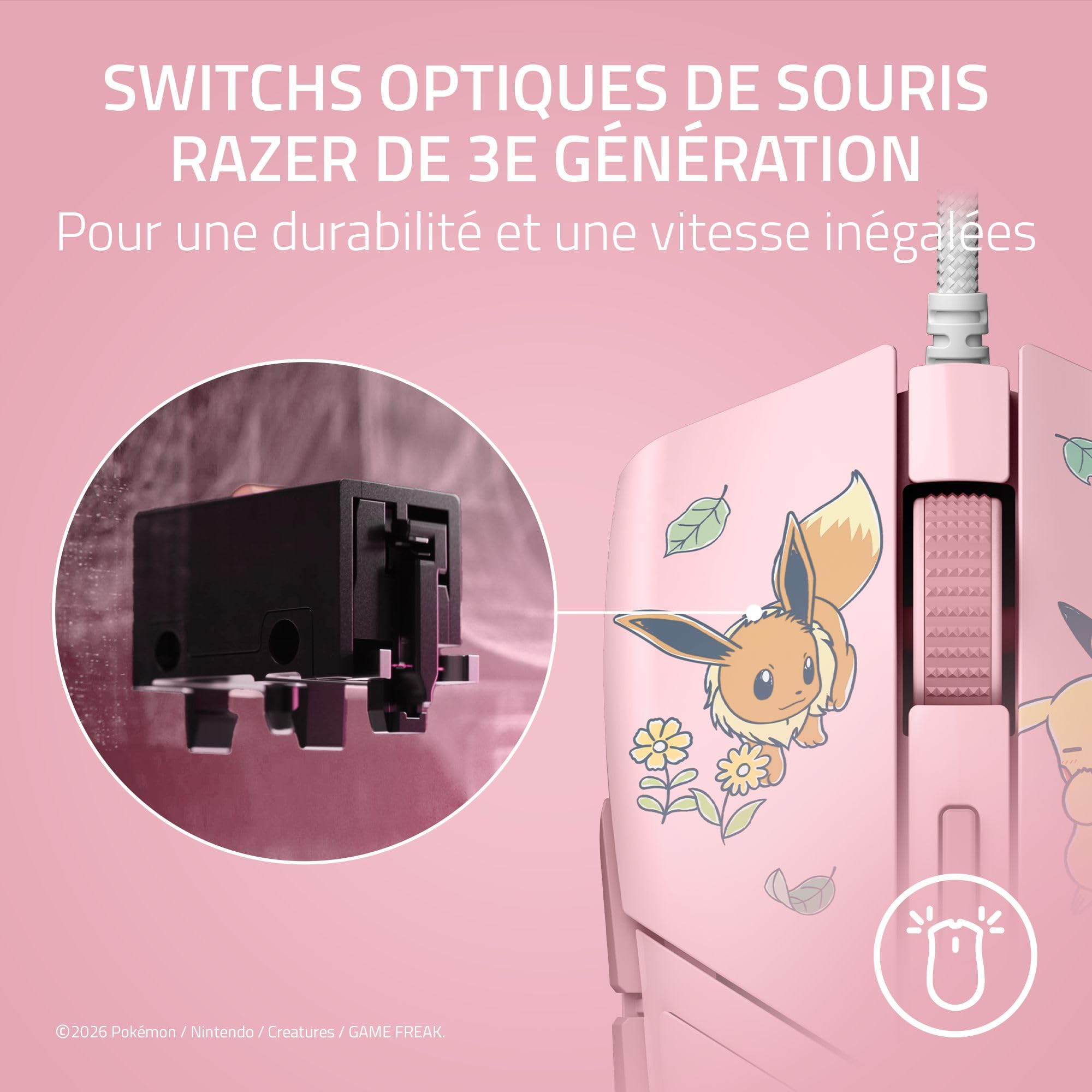 razer-cobra-pikachu-voli-dition-pok-mon-souris-gaming-filaire-58g-8500-dpi-chrom image 3